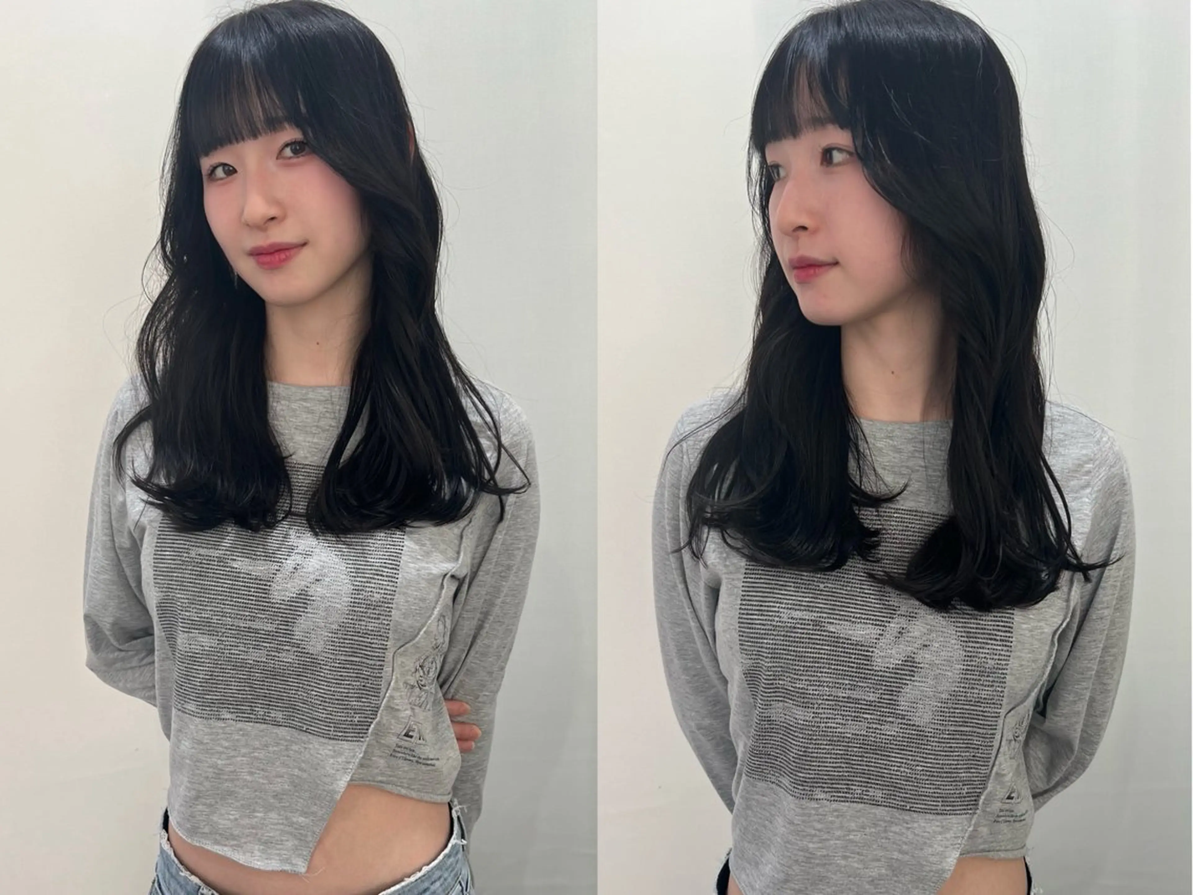 ロング カラー ダン/メンズ/ 顔周り×透明感カラーのヘアスタイル