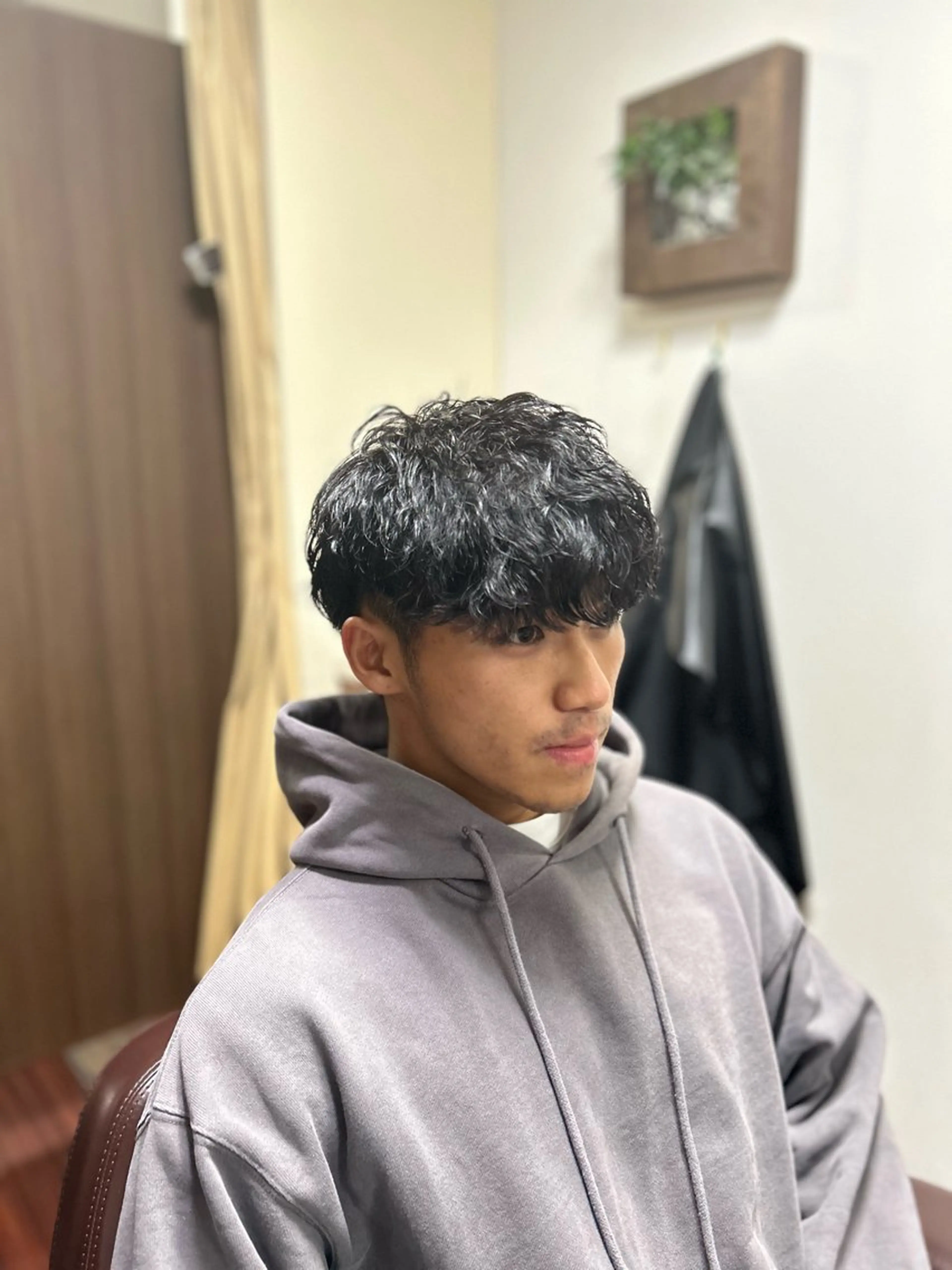 カット＋波巻きパーマの写真