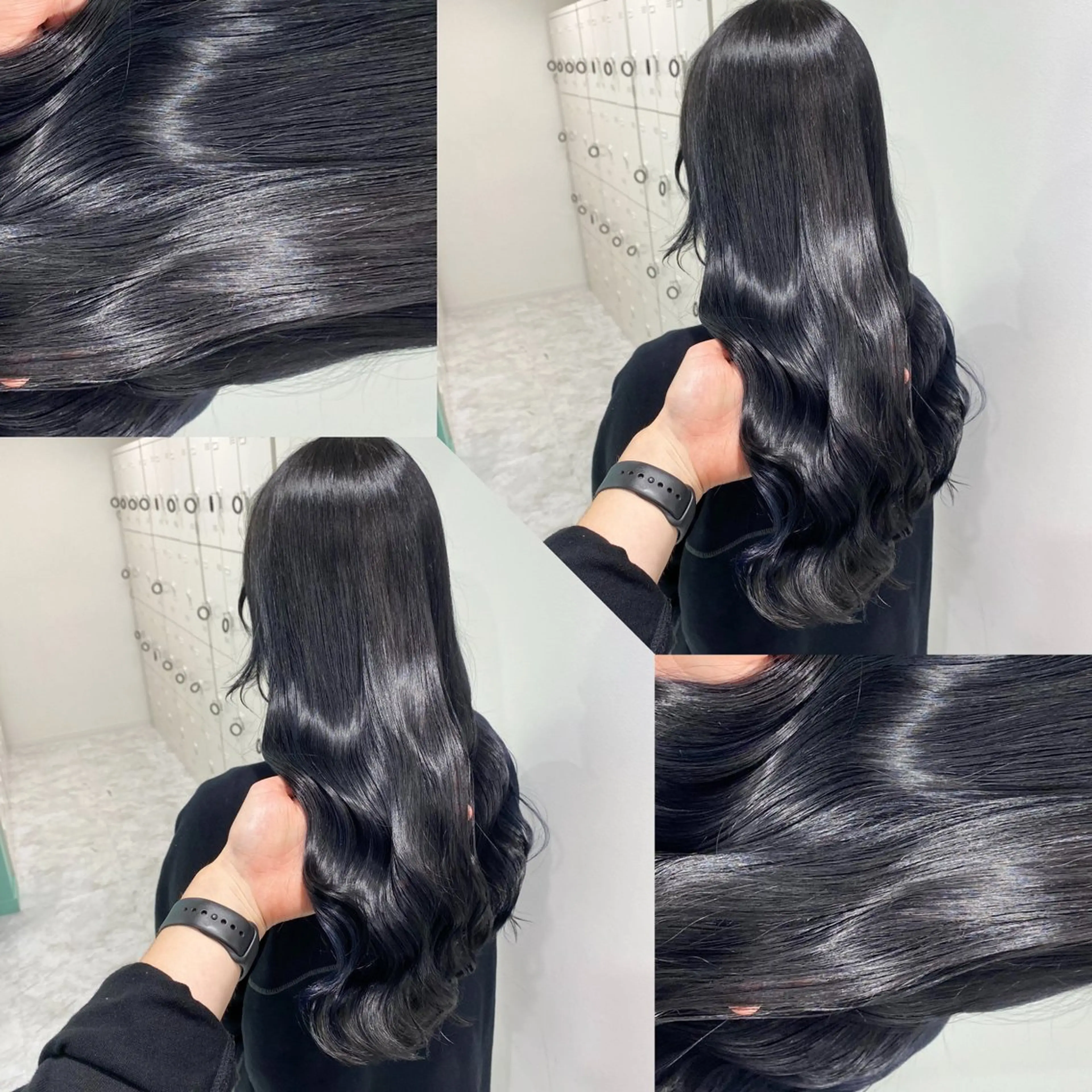 ミディアム カラー カット ヘアカラー ヘアセット 韓国風ベージュ🤎 赤みなし🌿横浜🤎のヘアスタイル