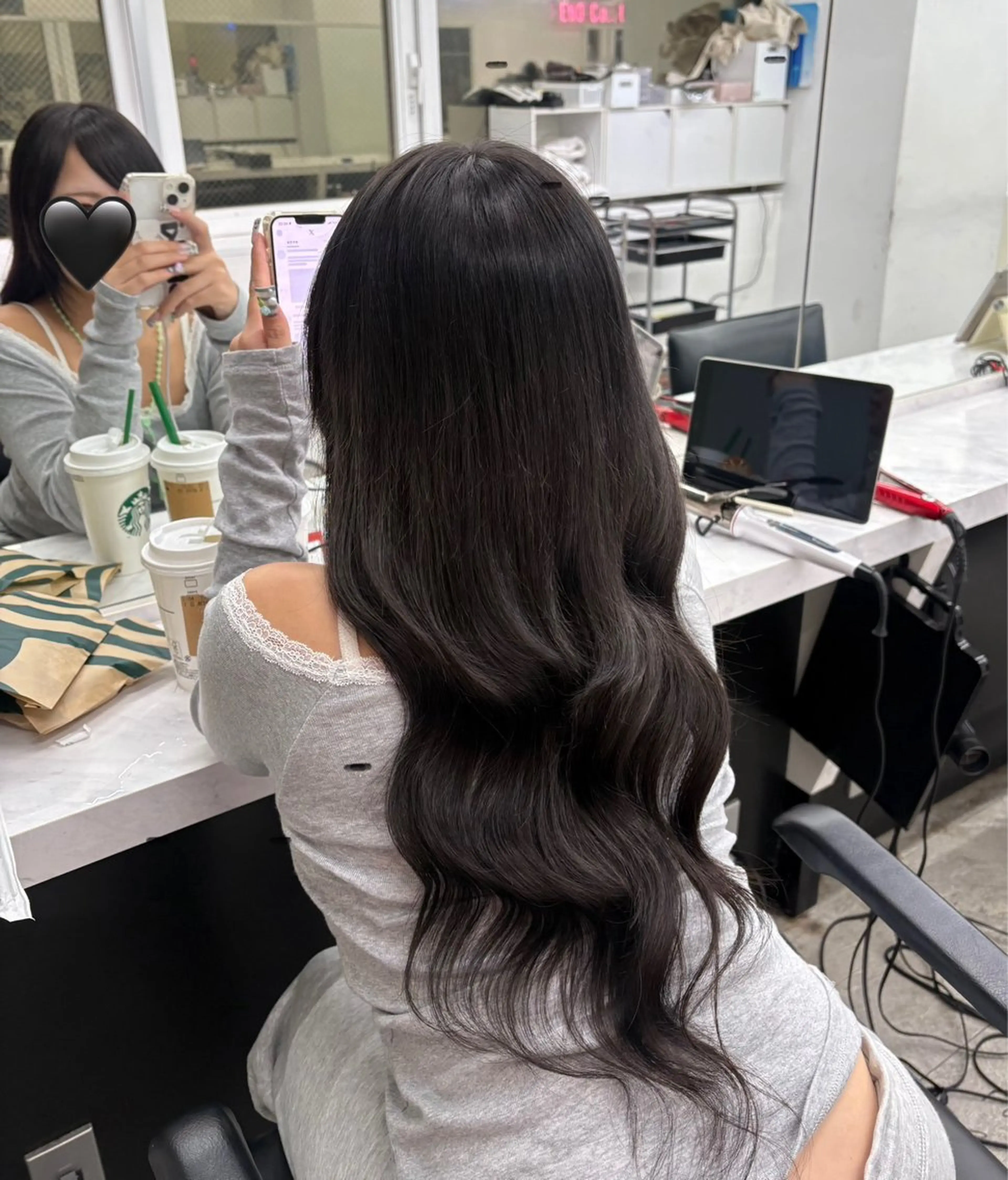 ロング プルエクステ エクステ エクステ カラー/プルエクステ 🫧🐬Yuihaのヘアスタイル