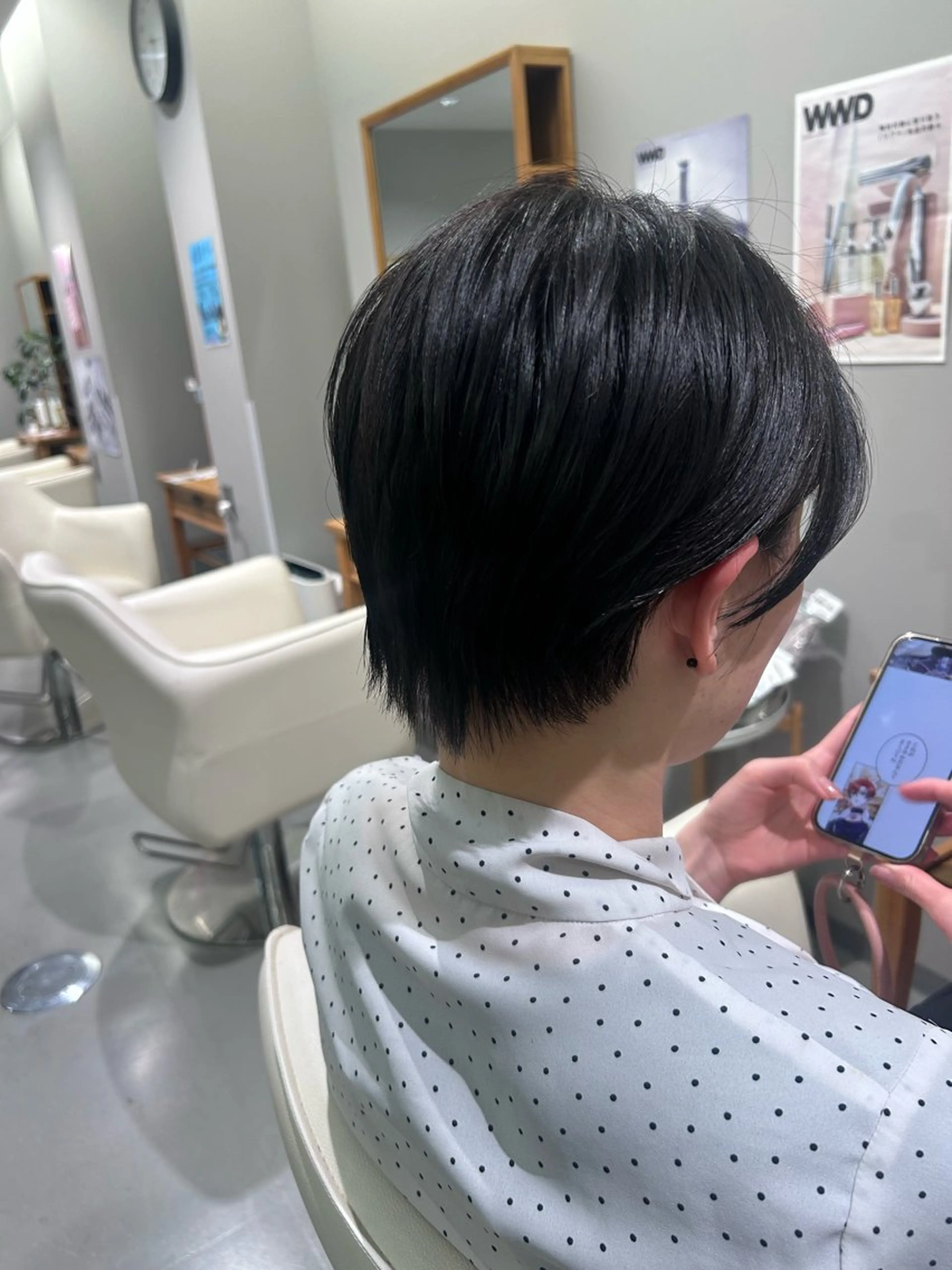 ショート ショートヘア 北岡 樹穂のヘアスタイル