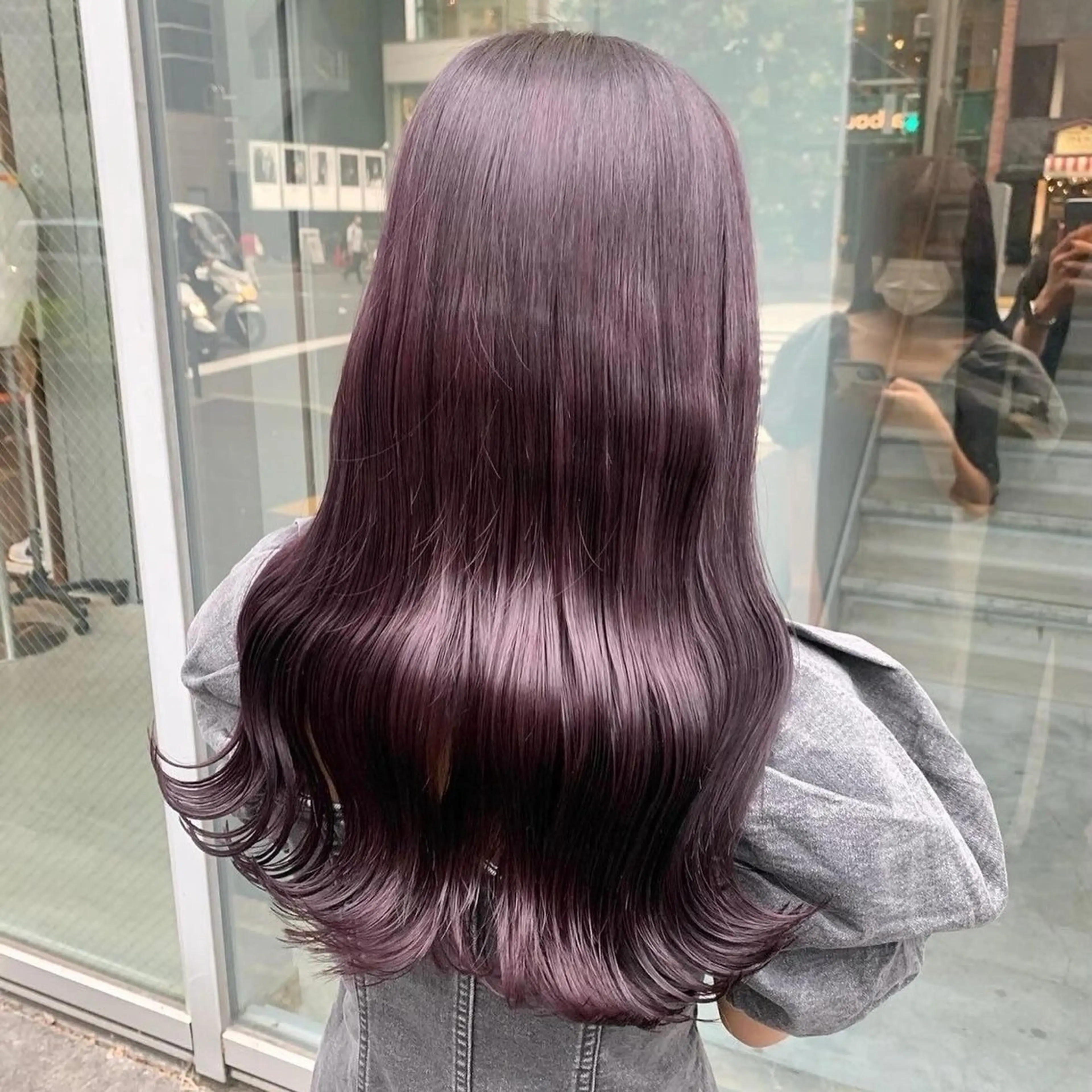 セミロング カラー 髪質改善🩰透明感カ ラー🎀hinanoのヘアスタイル