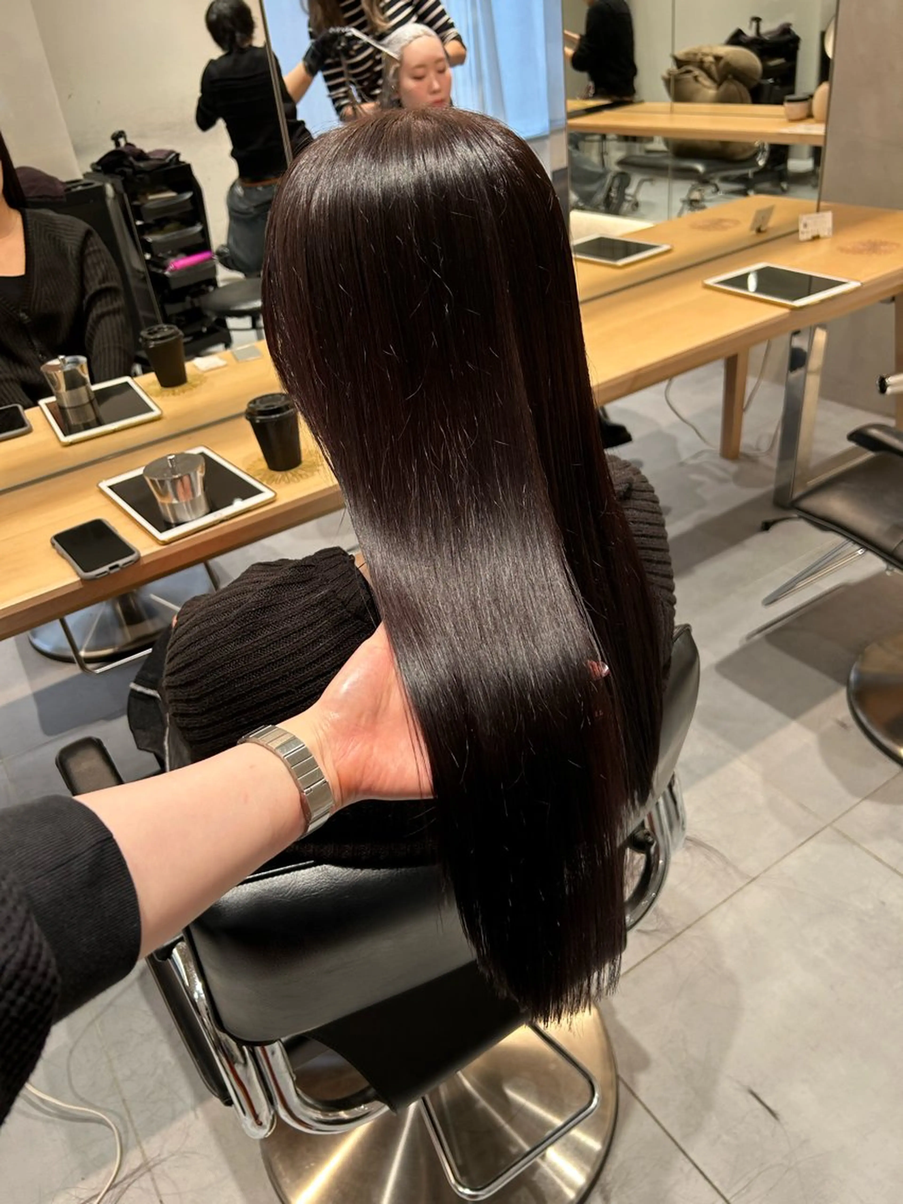 ロング カラー カット ヘアカラー トリートメント 🧚つやさらhair 🧚manakaのヘアスタイル