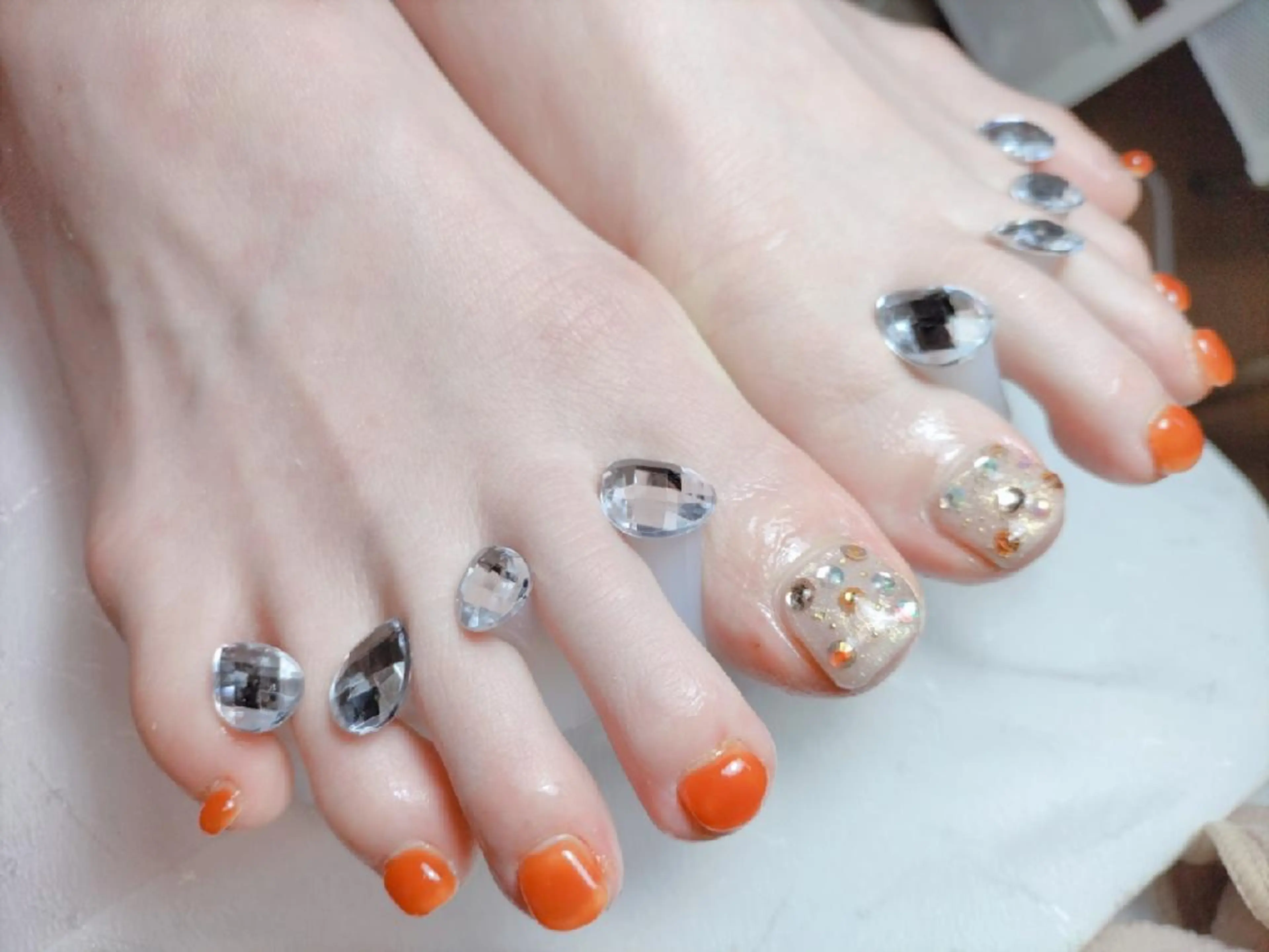 フットジェルネイル👣の写真