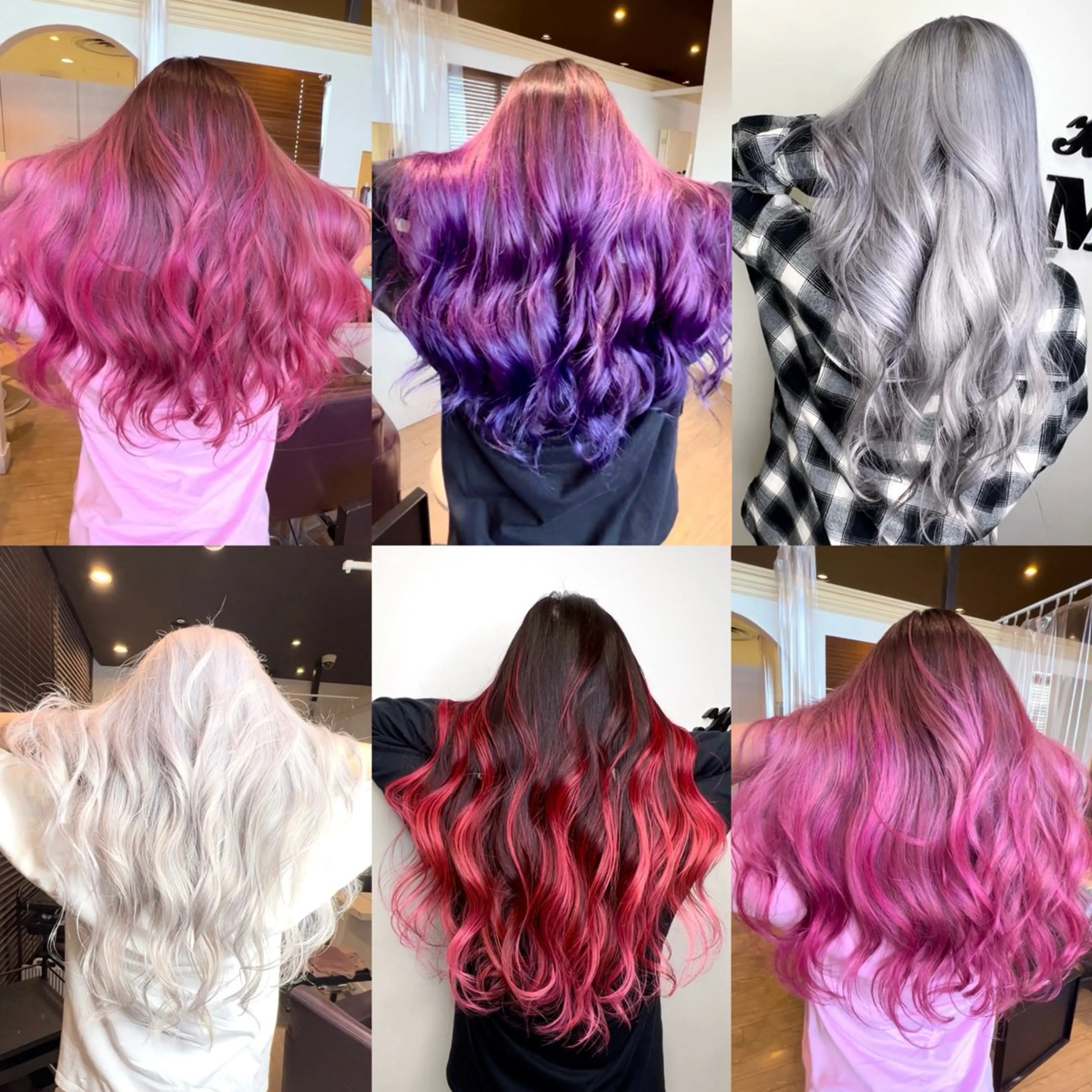 セミロング カット ヘアカラー トリートメント ブリーチ×エクステ 超特化美容師のヘアスタイル