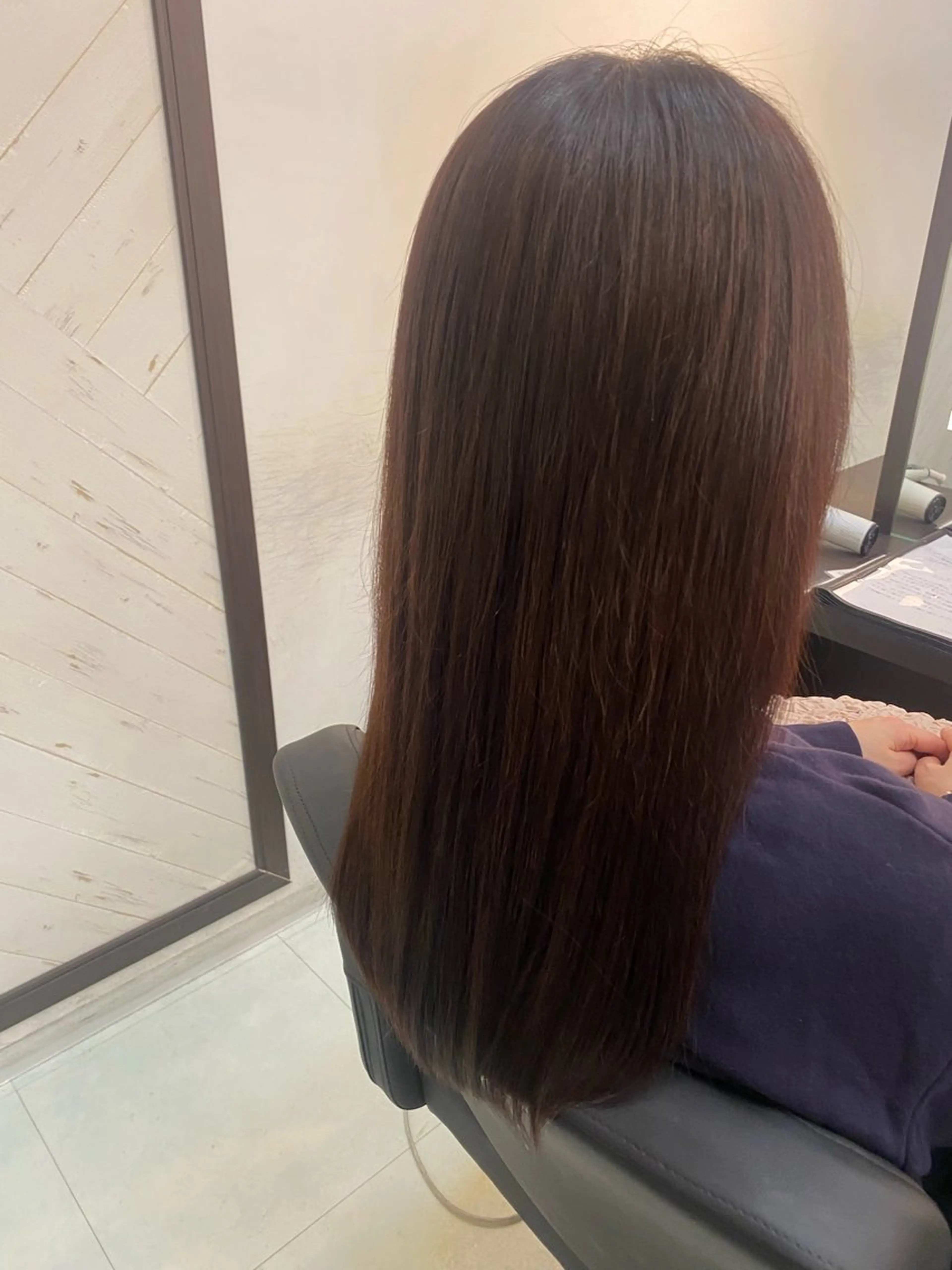 ロング ピンクブラウン Lian de FLOAT所属・池田 朱李のヘアスタイル