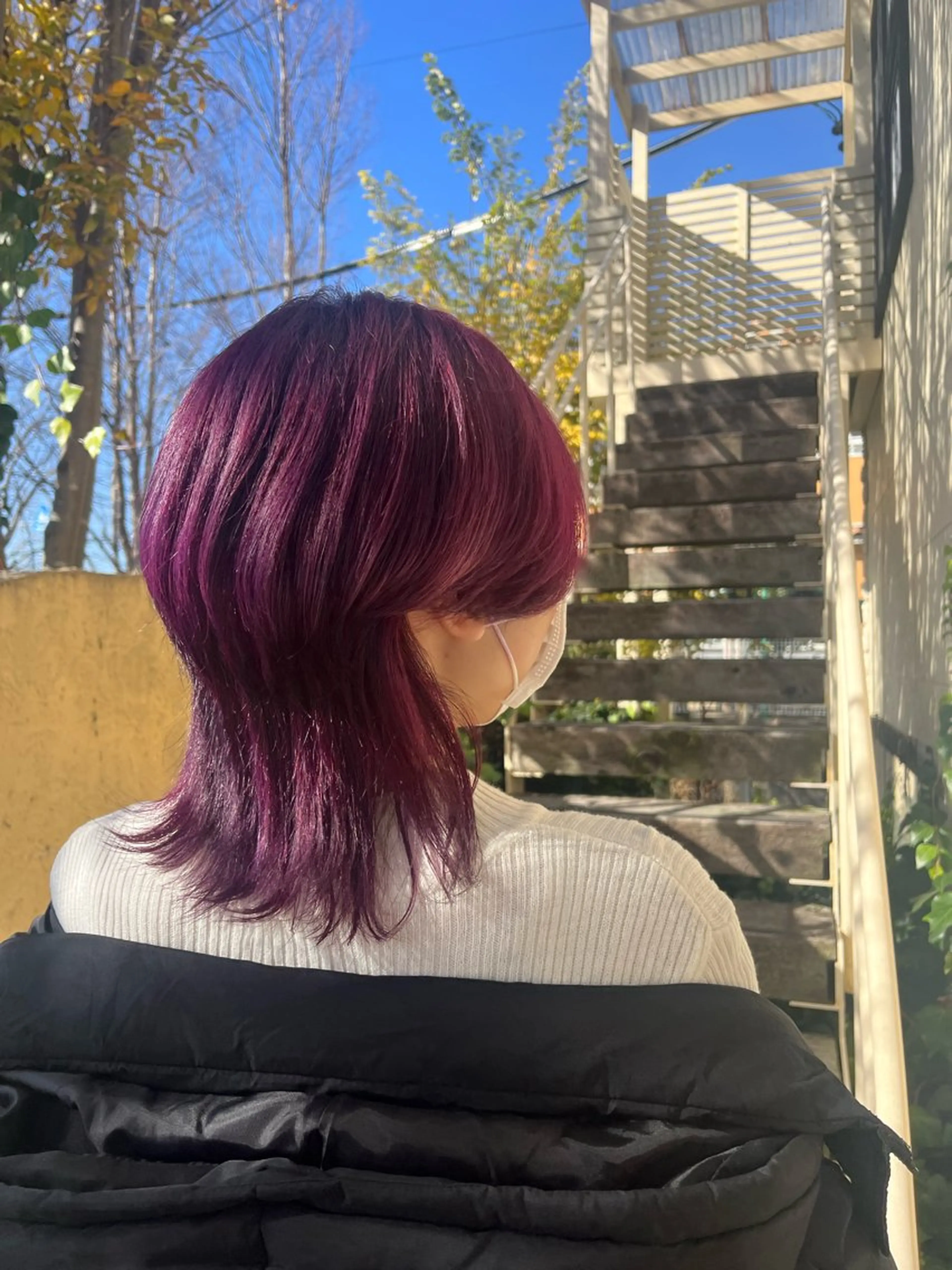 ミディアム ルプラボウ／艶カラー ／髪質改善／アサミのヘアスタイル