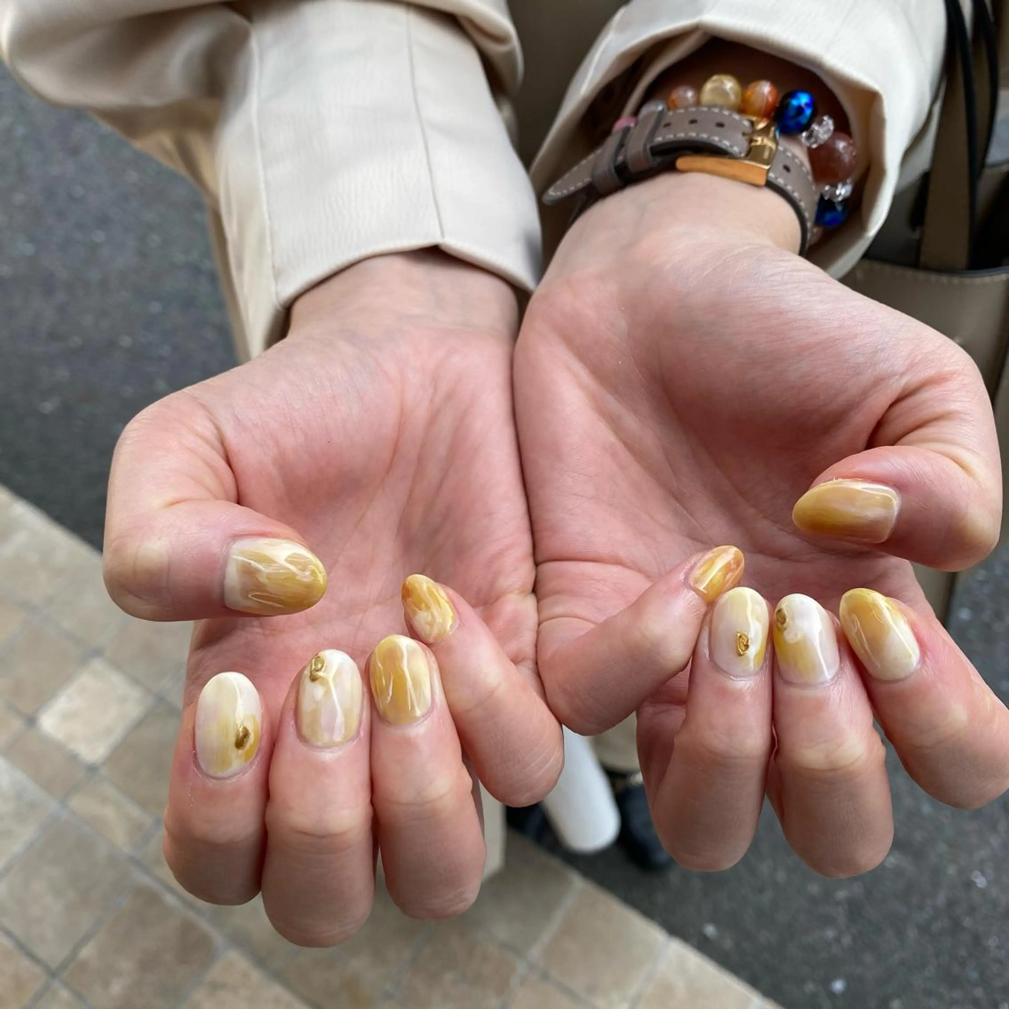 ネイル ハンドネイル Trico Antique所属・岩本 杏のネイルデザイン