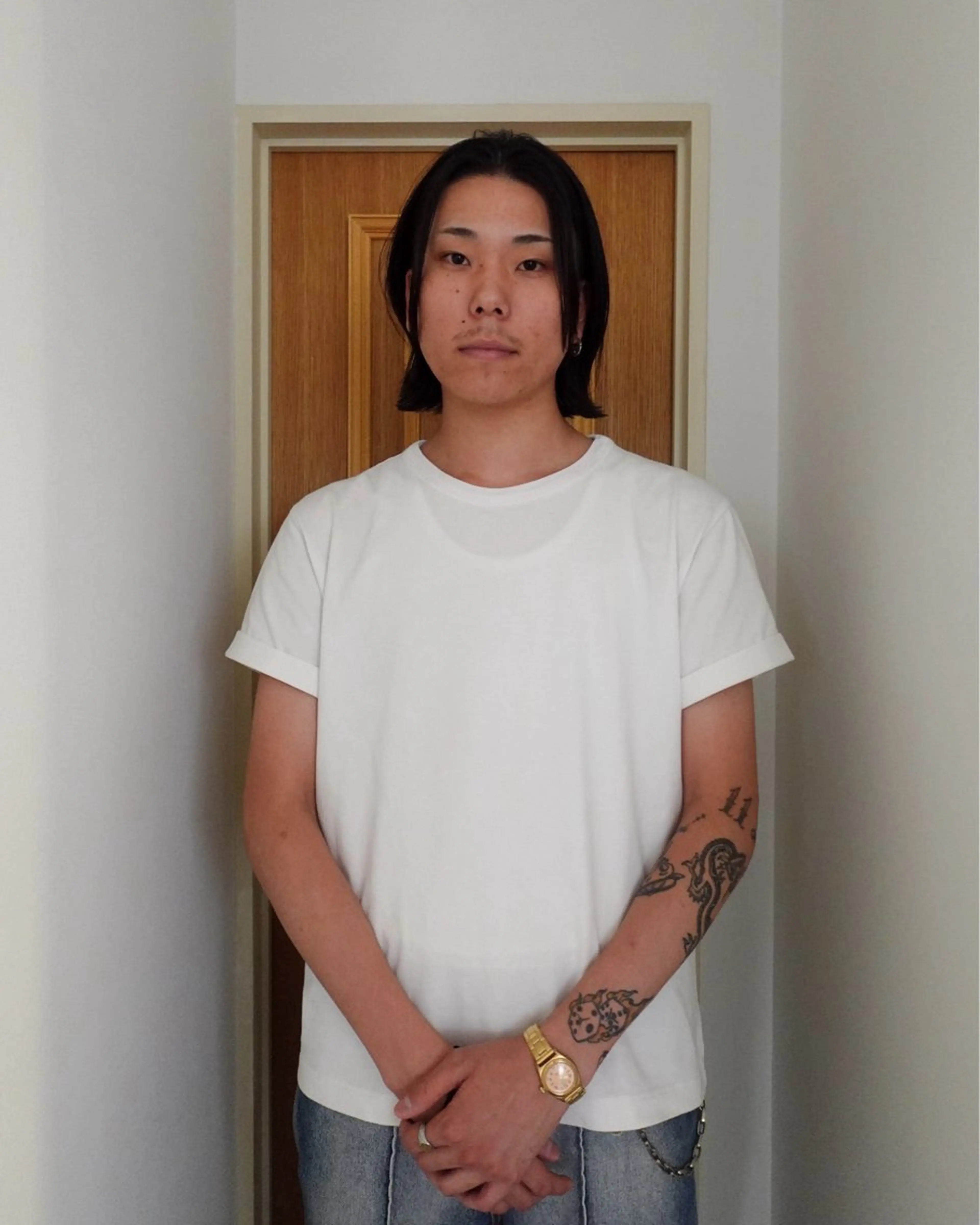 セミロング メンズ ボブ MAKE'S所属・石坂 暢大のヘアスタイル