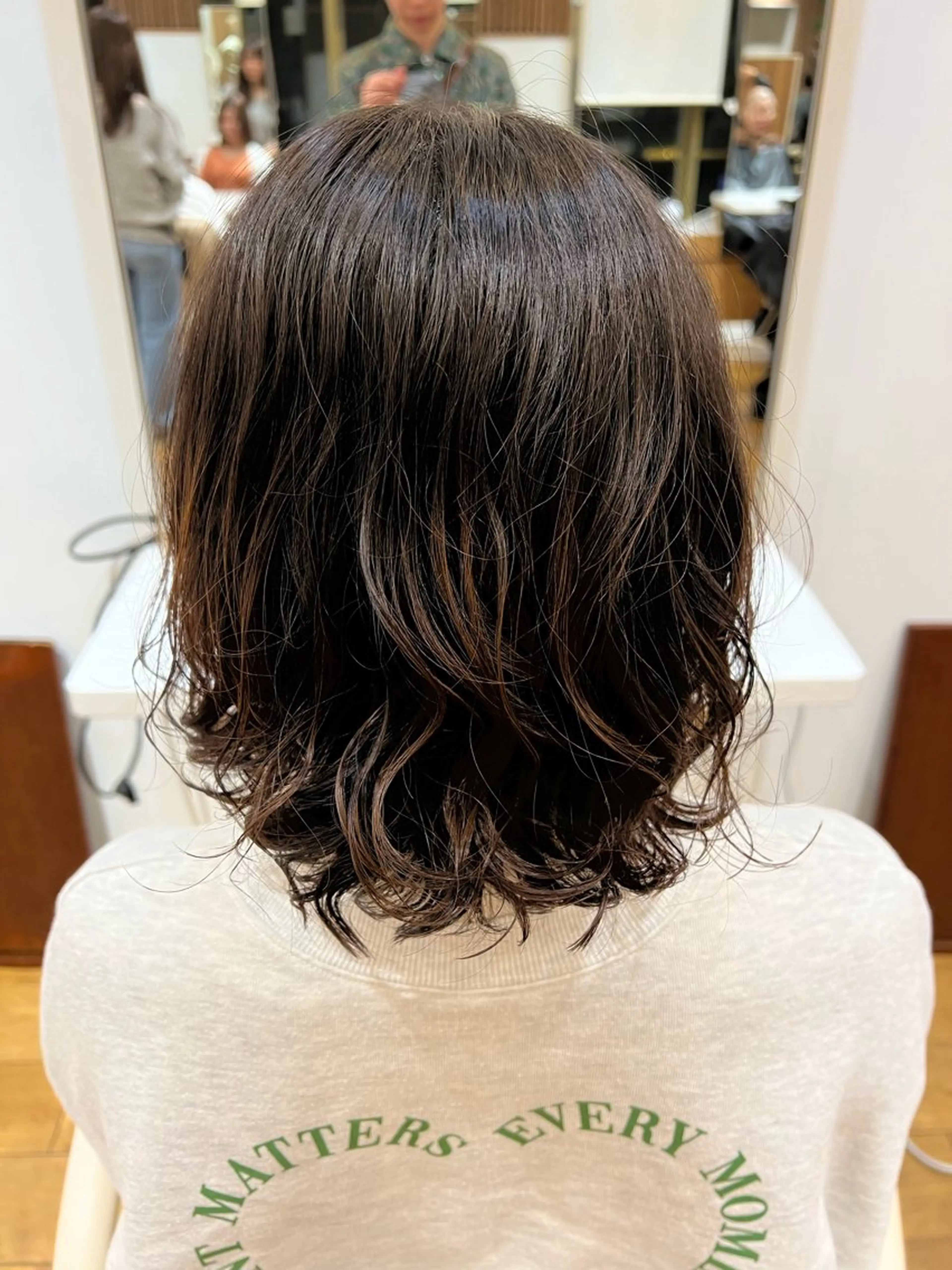 ミディアム 村中 逸紀のヘアスタイル