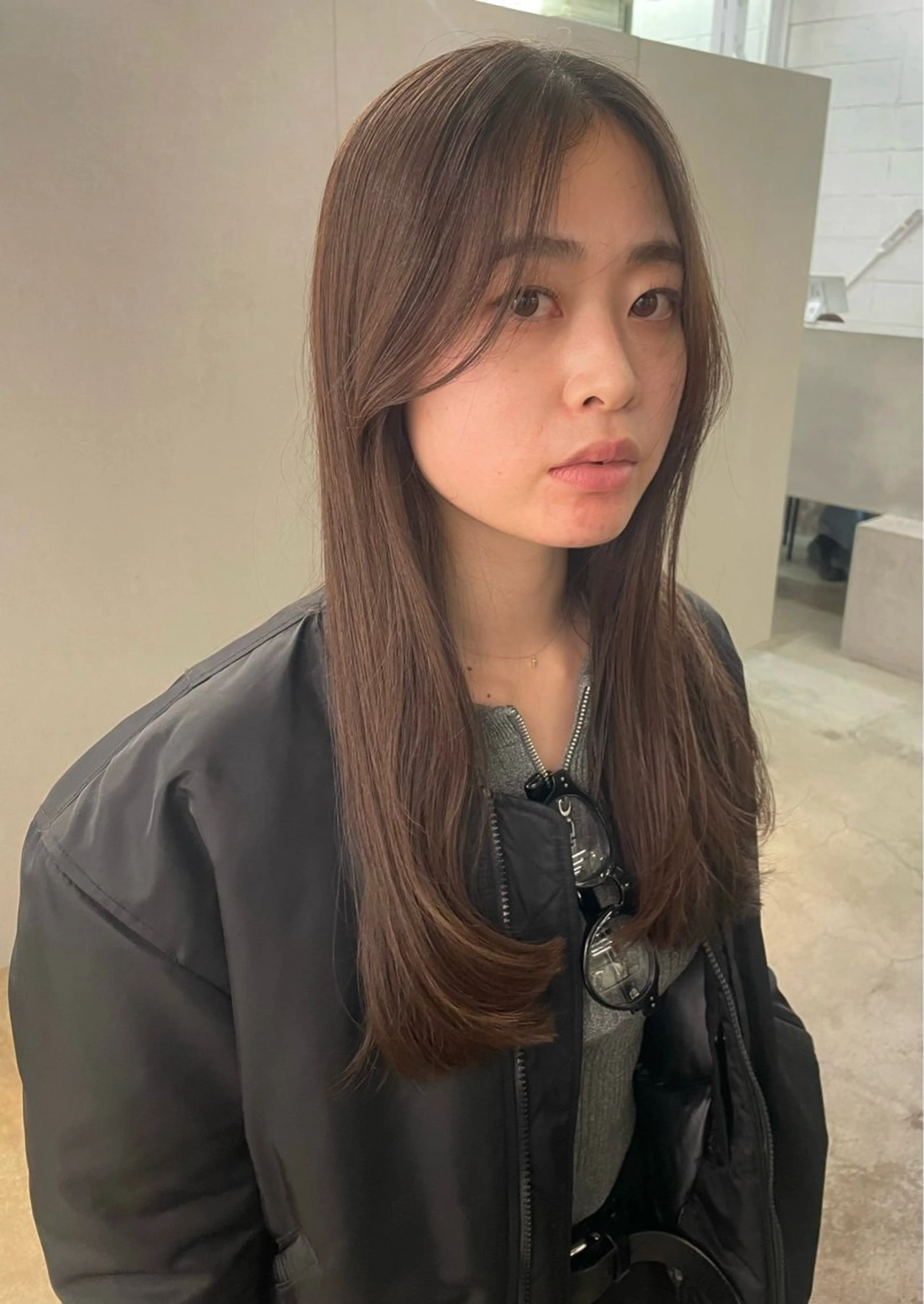 ロング レイヤーカット ロング カット CACHE HORIE所属・平野 叶花のヘアスタイル