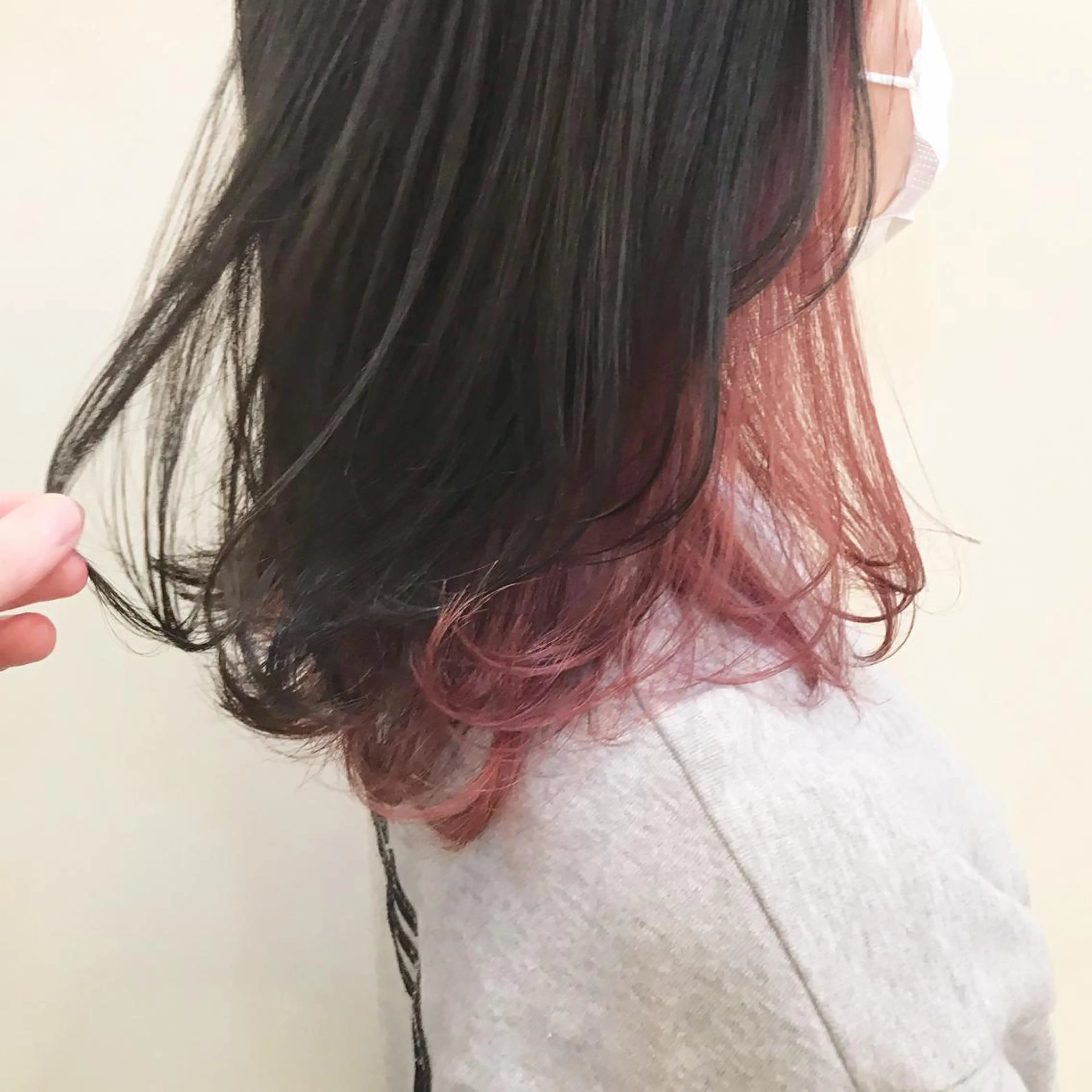 ミディアム カラー カット ヘアカラー トリートメント 嶋佐 昌大 シマサマオのヘアスタイル