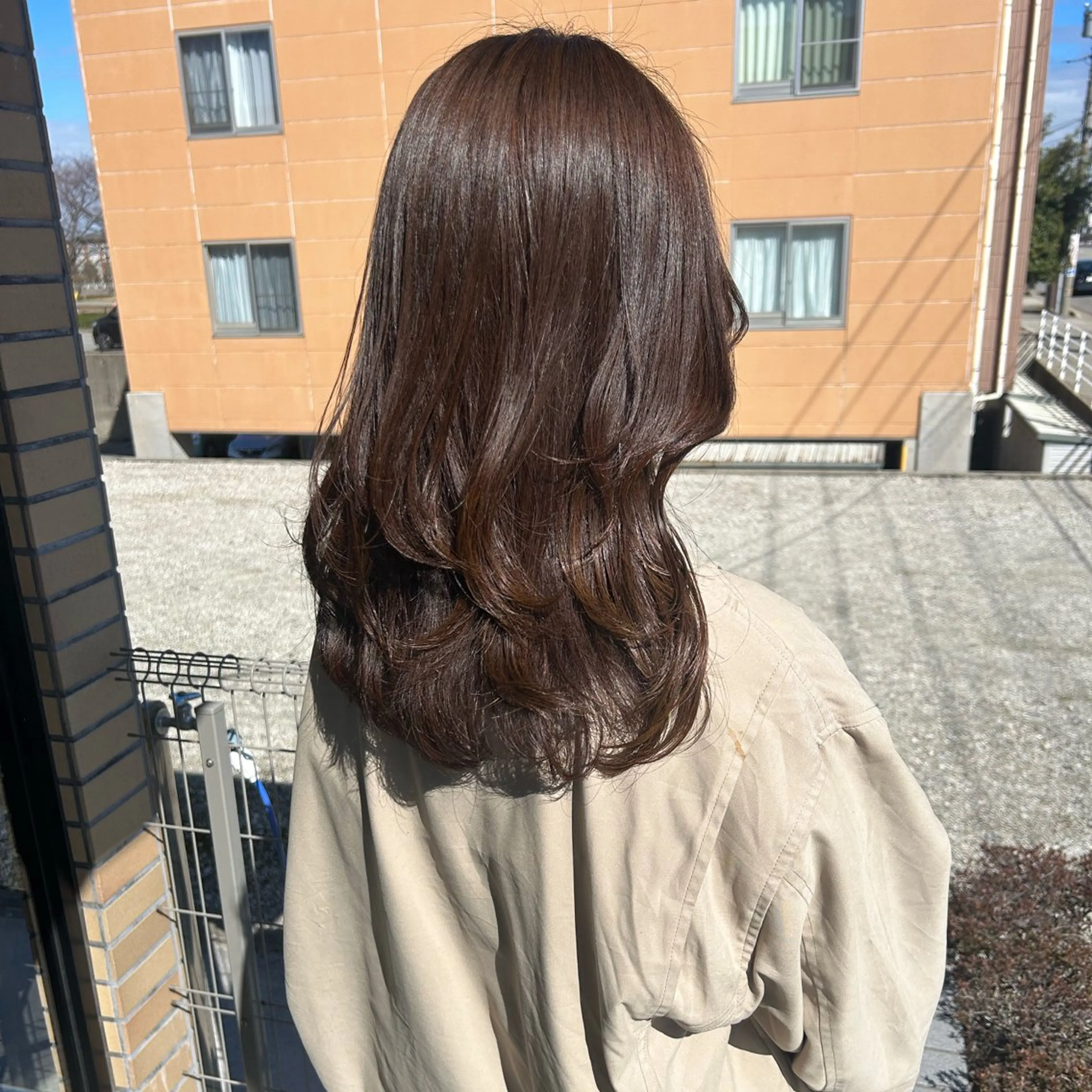 セミロング カット ヘアカラー en⁺　trust所属・レノ/en trust/金沢市のヘアスタイル