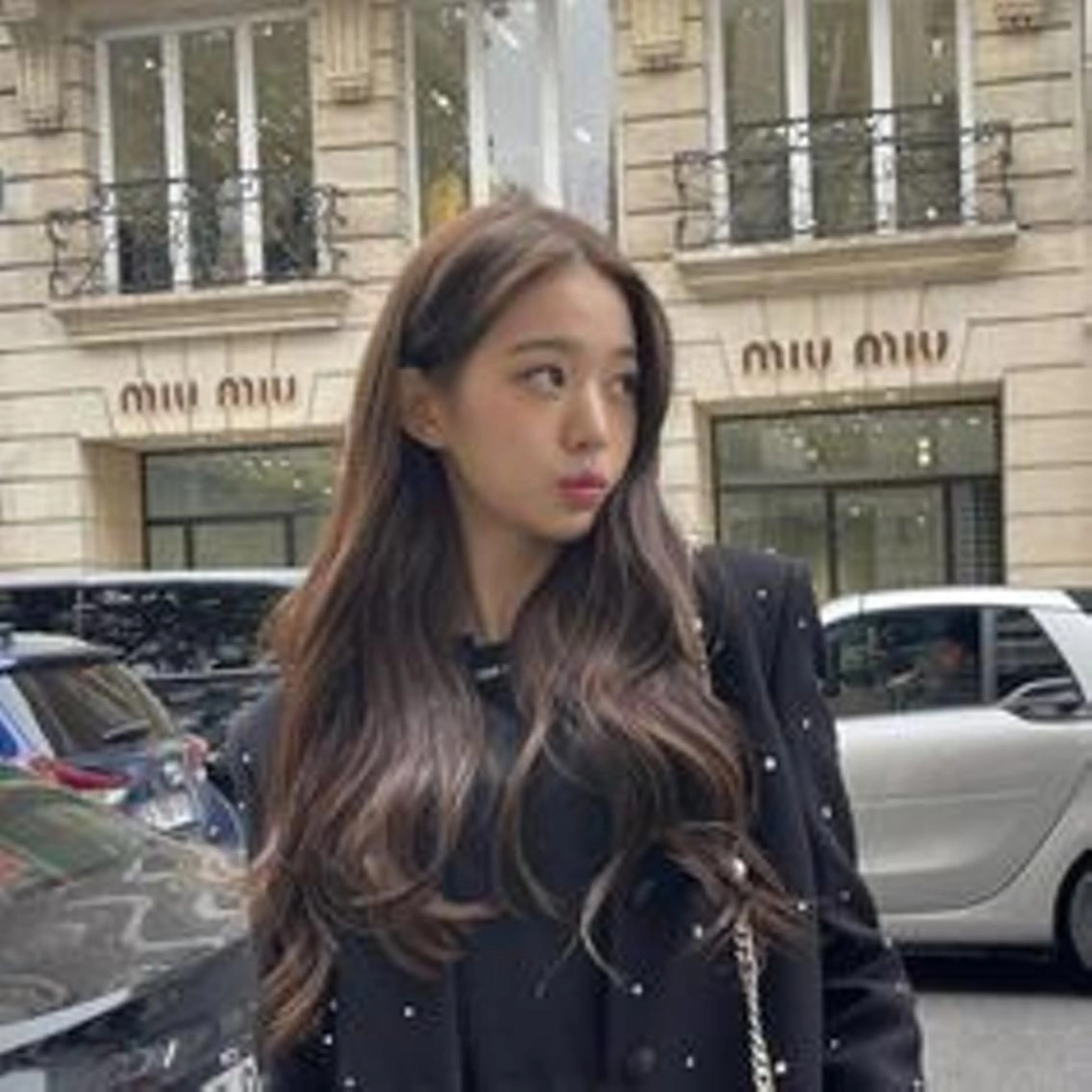 カラー ロング 🤍韓国大人っぽ ベージュMAI🤍のヘアスタイル