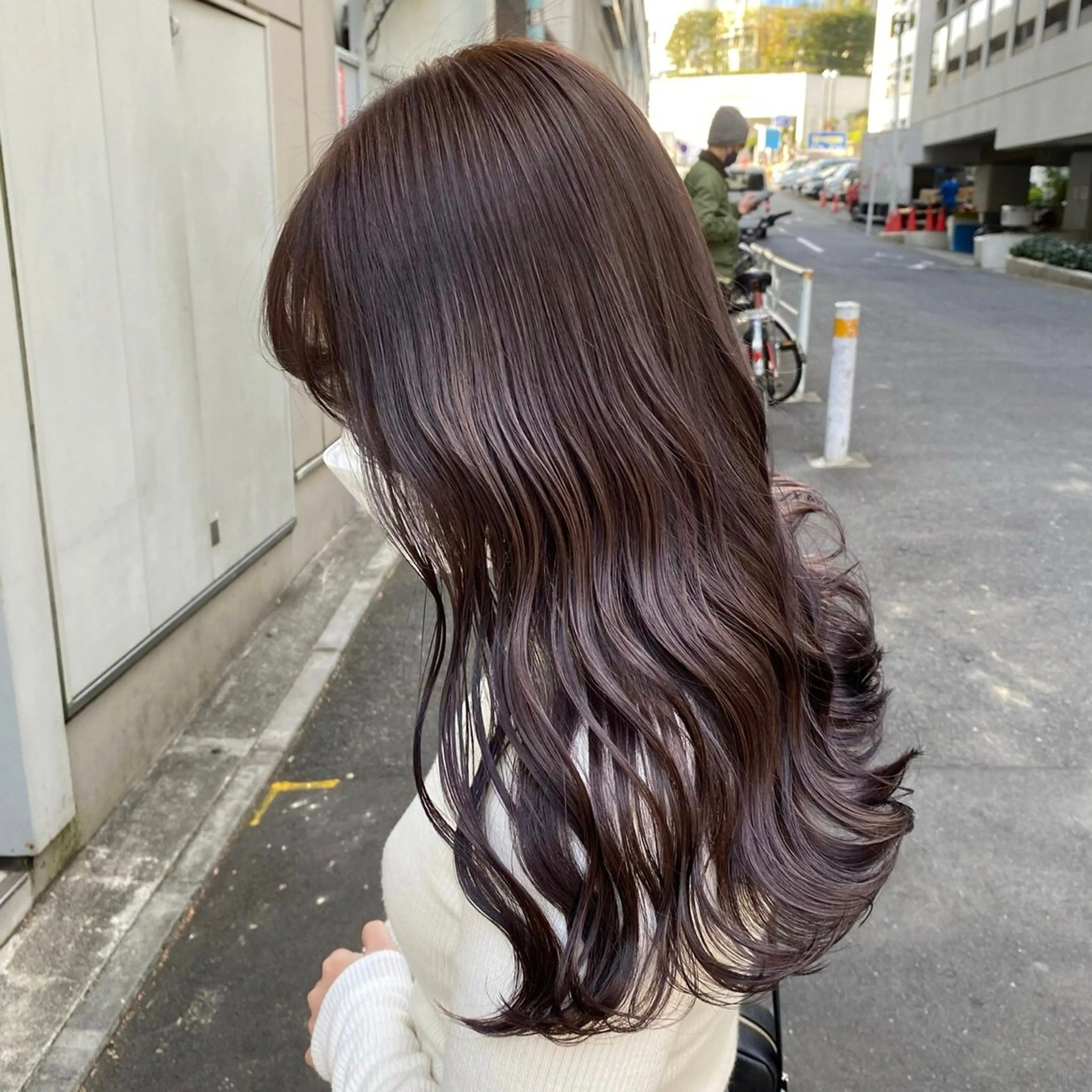 ロング カラー ブラウンカラー ヘアカラー ブレンバイドット所属・ニュアンスカラー/ 🫧レミ(坊主)のヘアスタイル