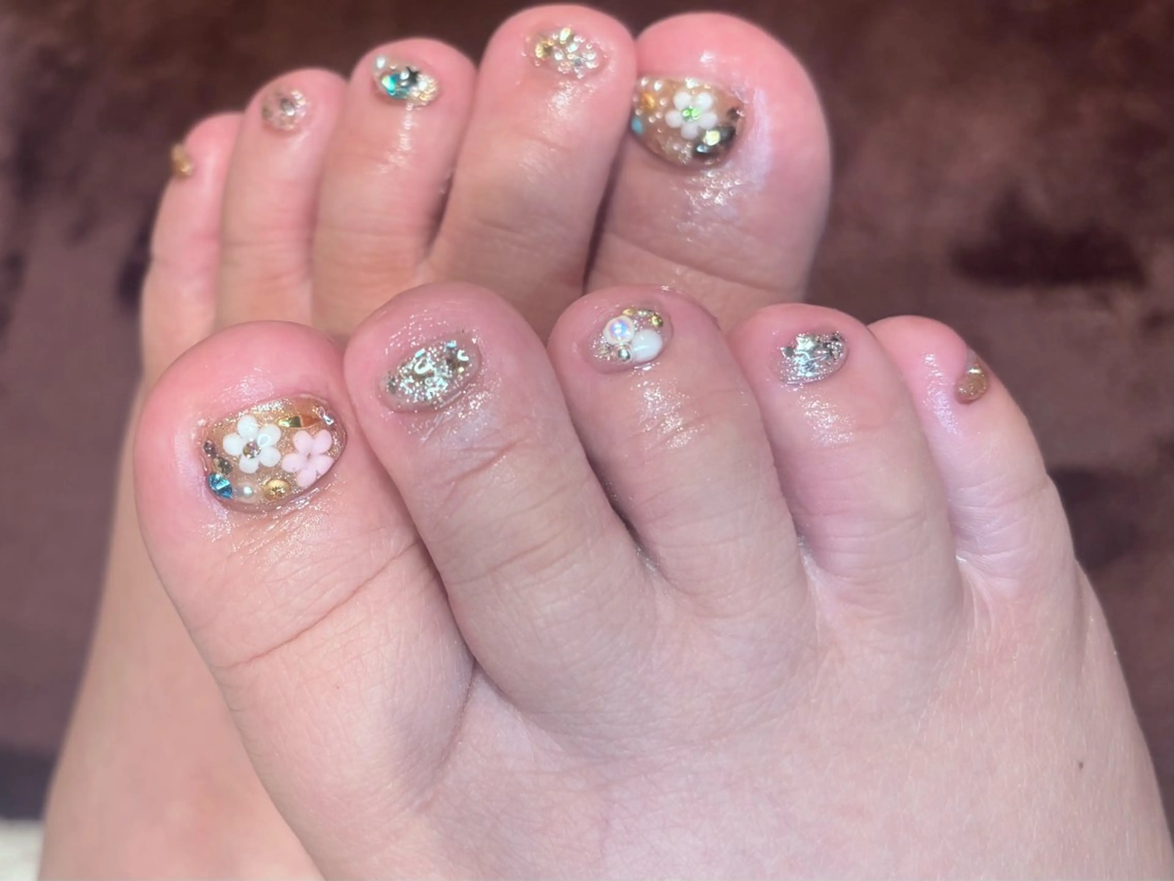 ネイル フットネイル CECIL beauty labo所属・田中 梨奈のネイルデザイン