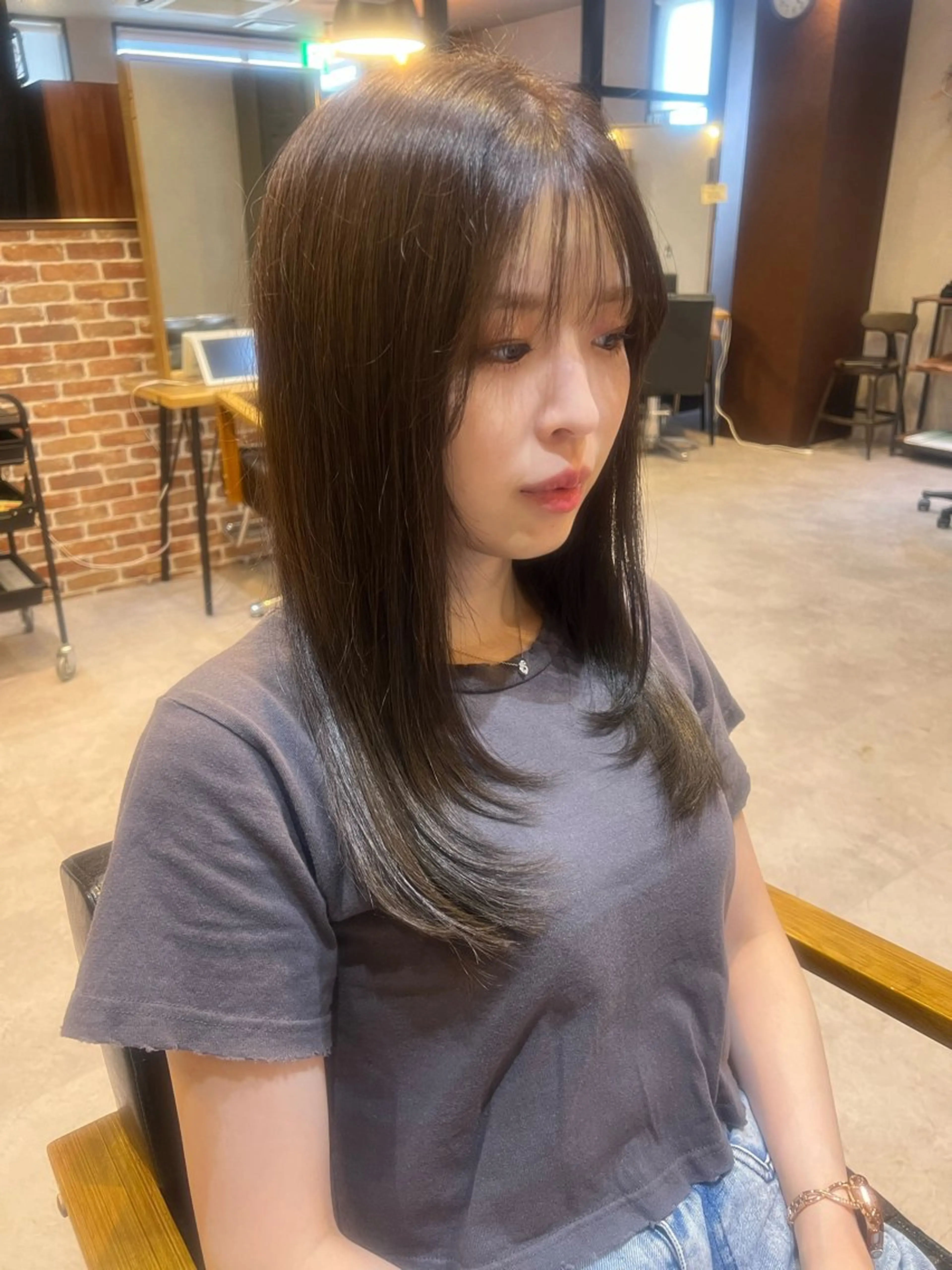 ミディアム カラー 透明感◎ / 艶髪 /  森田のヘアスタイル