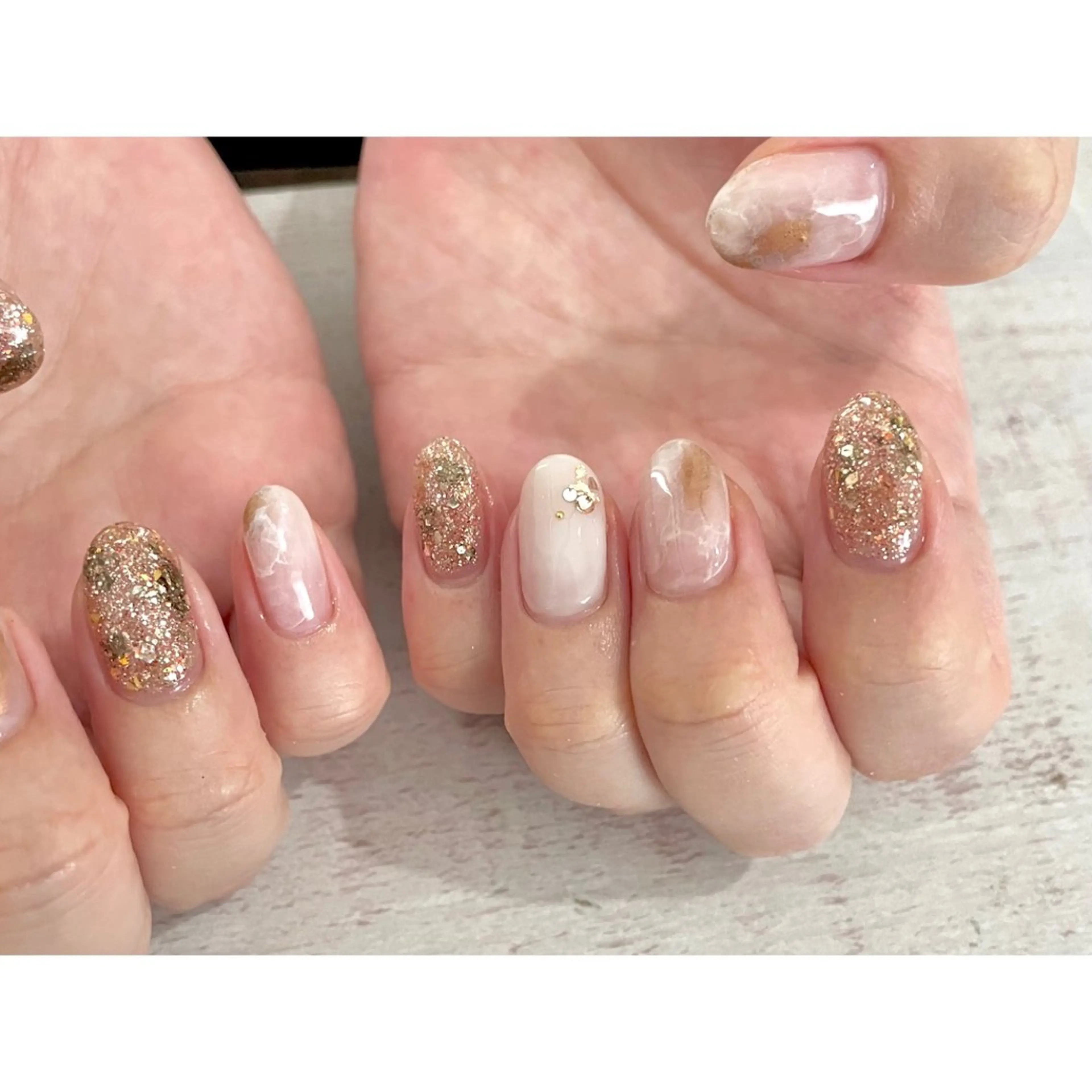 ネイル 𖡼 yumenoのネイルデザイン