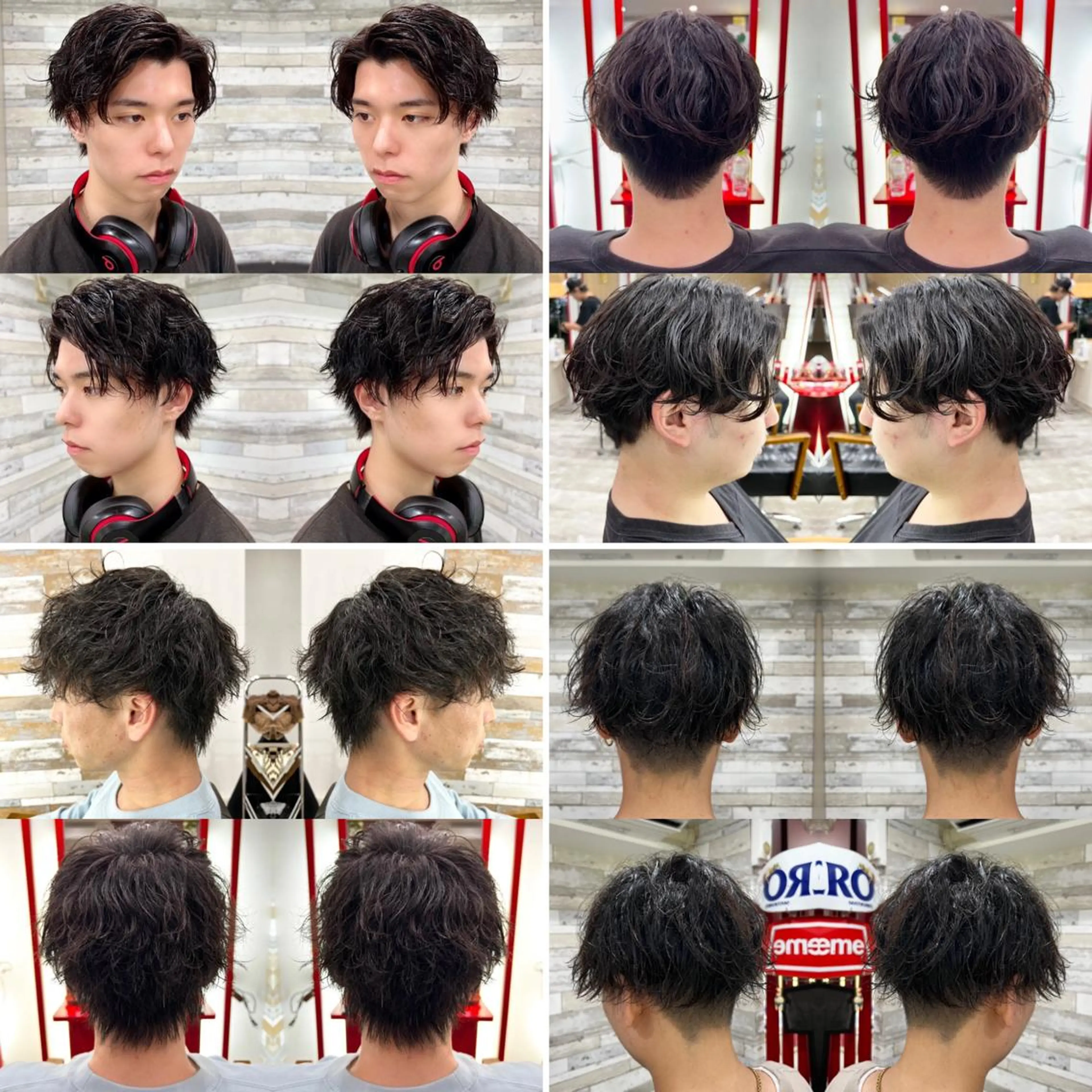 ショート パーマ メンズ カット パーマ "PEPPU "所属・🌈推し色派手髪 ハイトーンShinのヘアスタイル