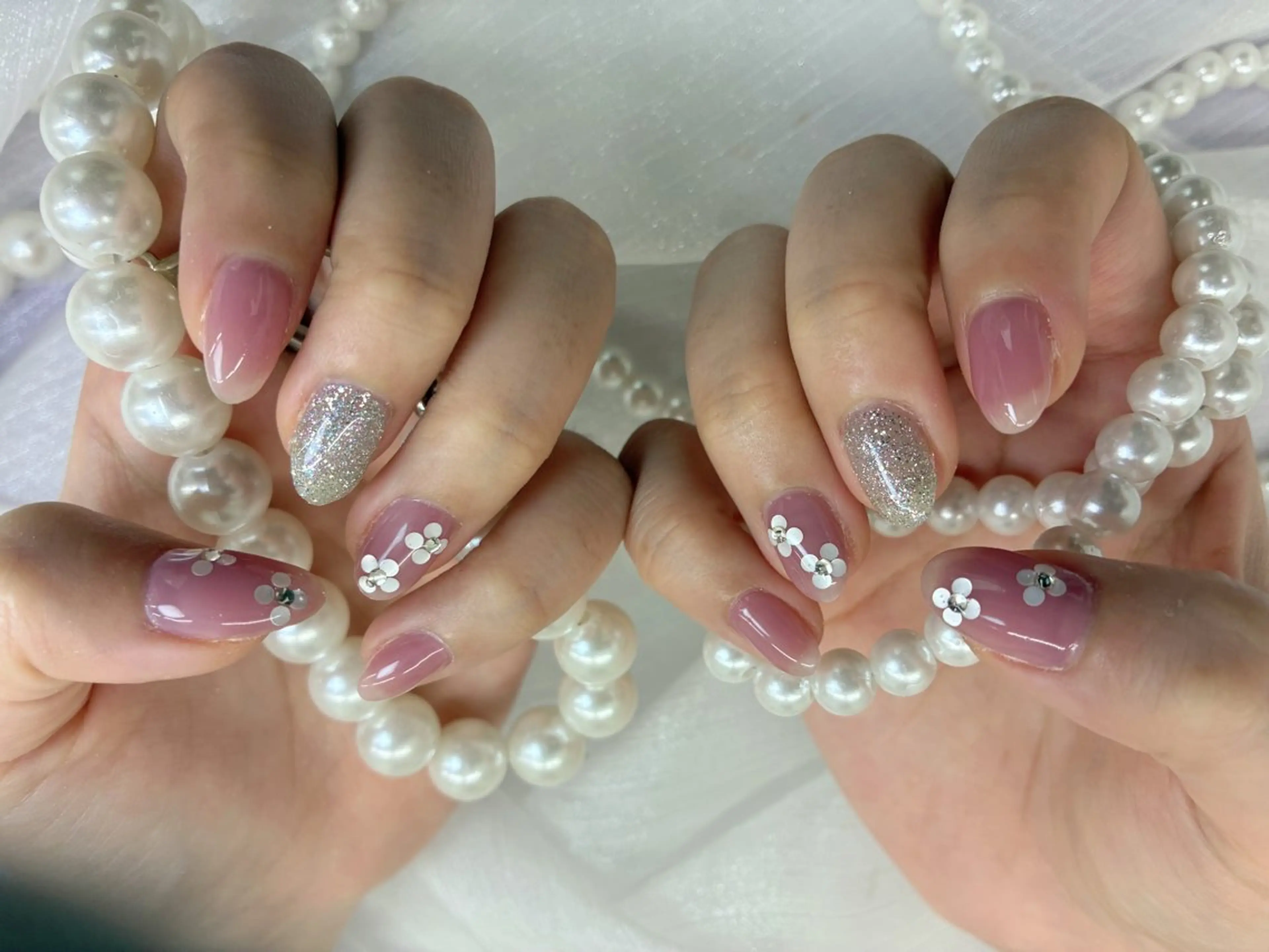 ネイル ハンドネイル 🩵Minmin nail salonのネイルデザイン