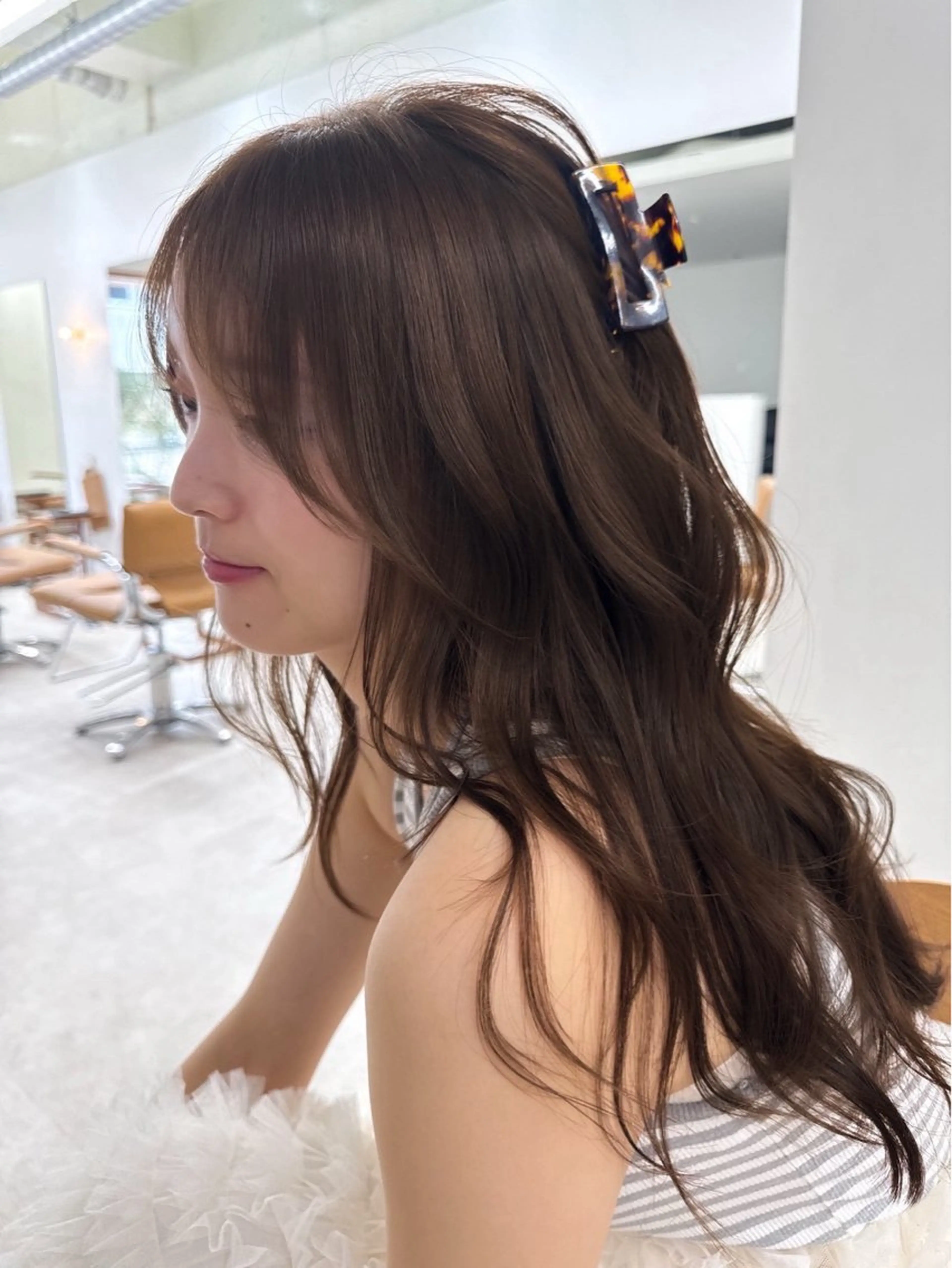 ロング カラー ヘアカラー 韓国風/艶カラー/ 透明感/水野啓太のヘアスタイル