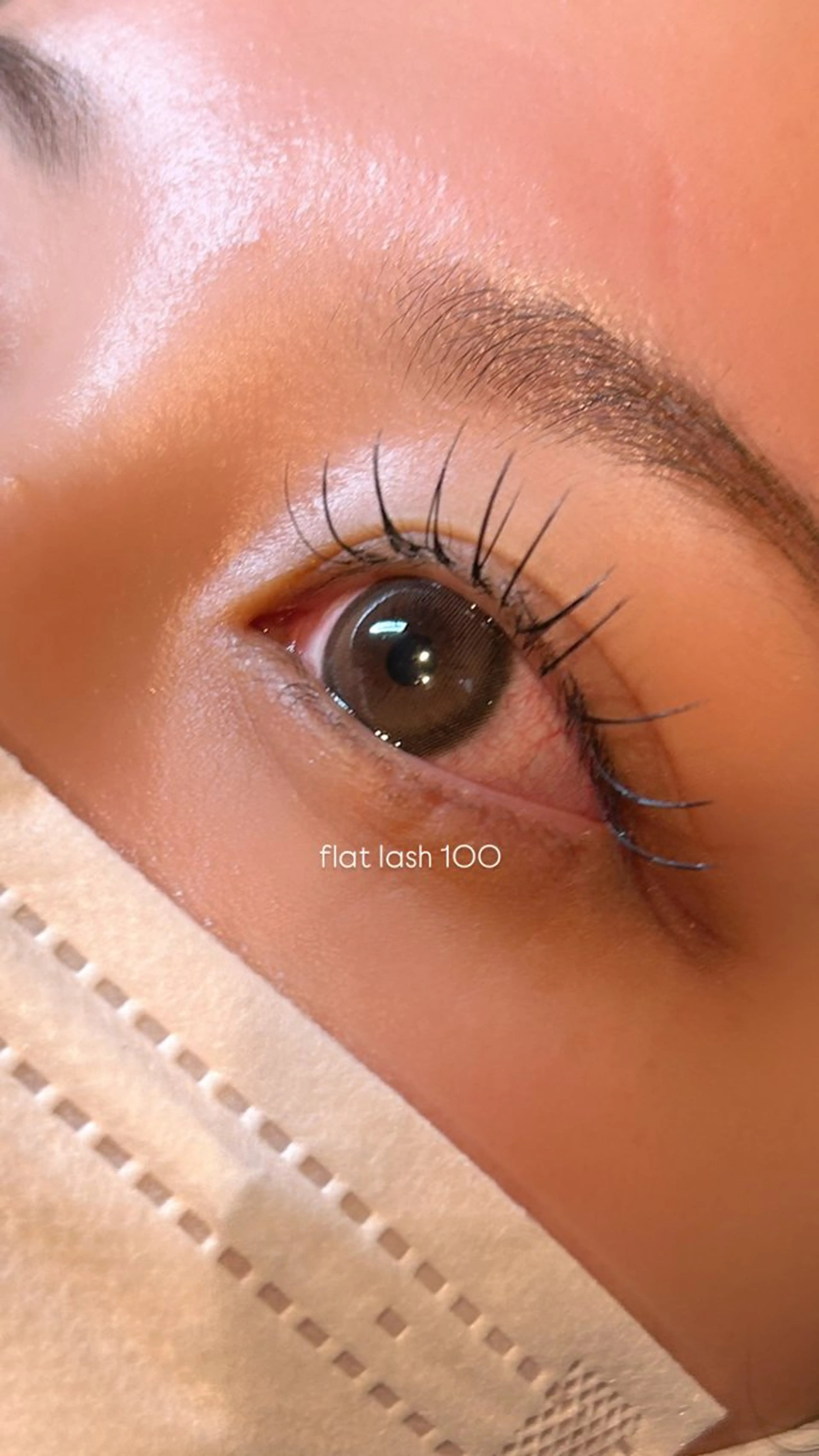 マツエク・マツパ フラットラッシュ ナチュラル diarblue /Yuu🦋⟡.·のマツエク・マツパデザイン