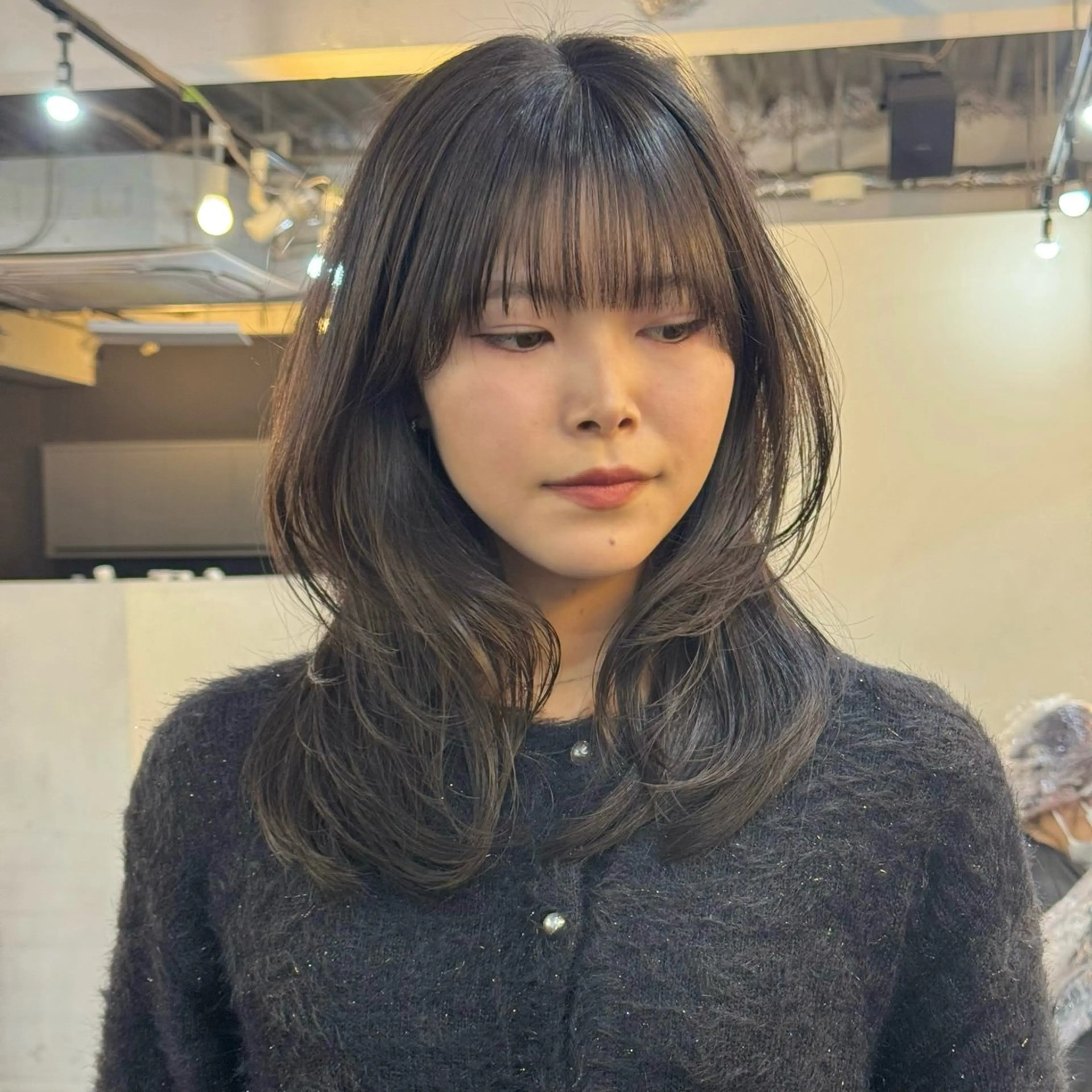 🇰🇷韓国風🇰🇷顔まわりカット+透明感カラー✨の写真