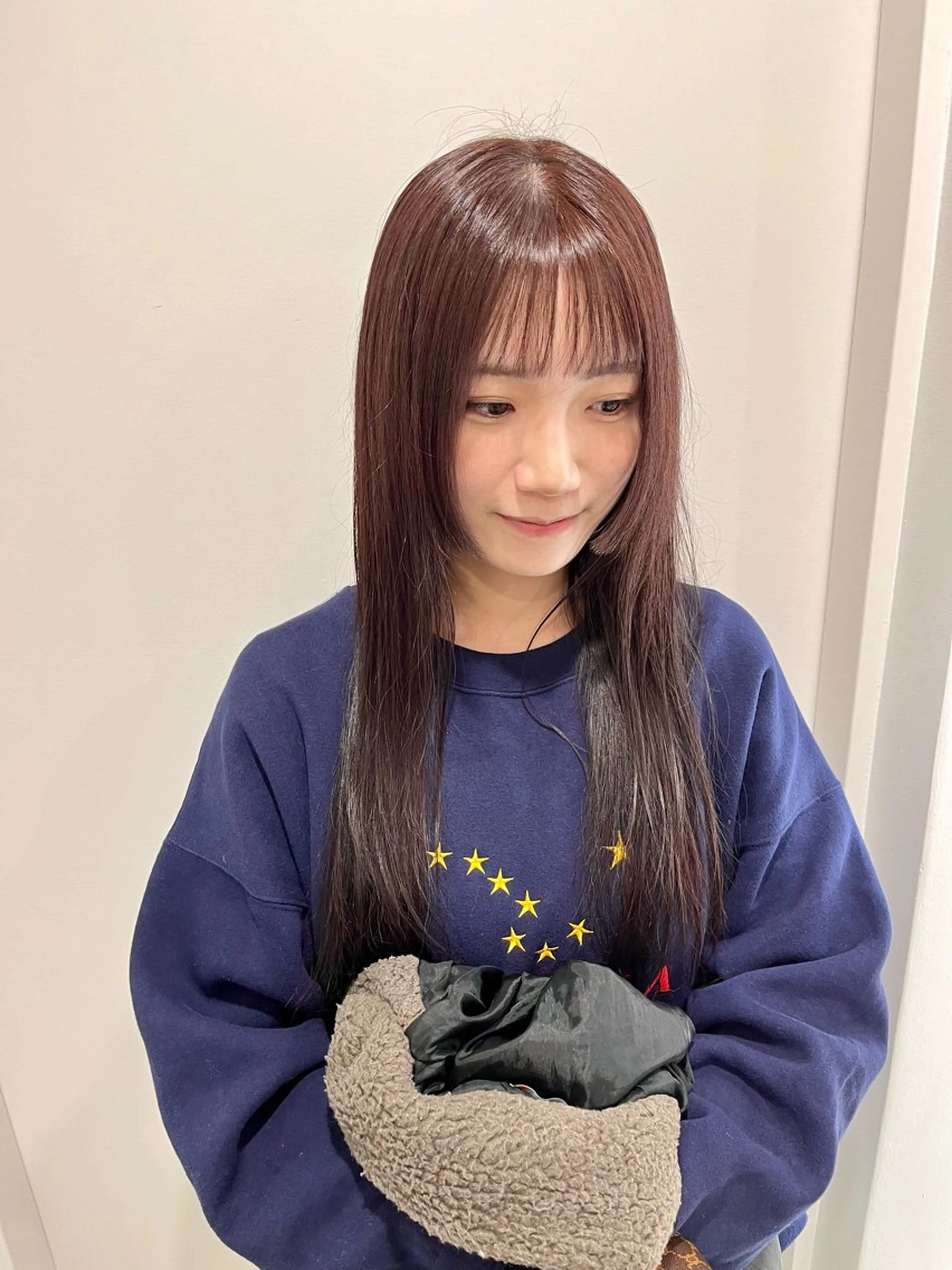 ロング カラー 縮毛矯正/ハイトーン /パーマ/前原汐🎐のヘアスタイル