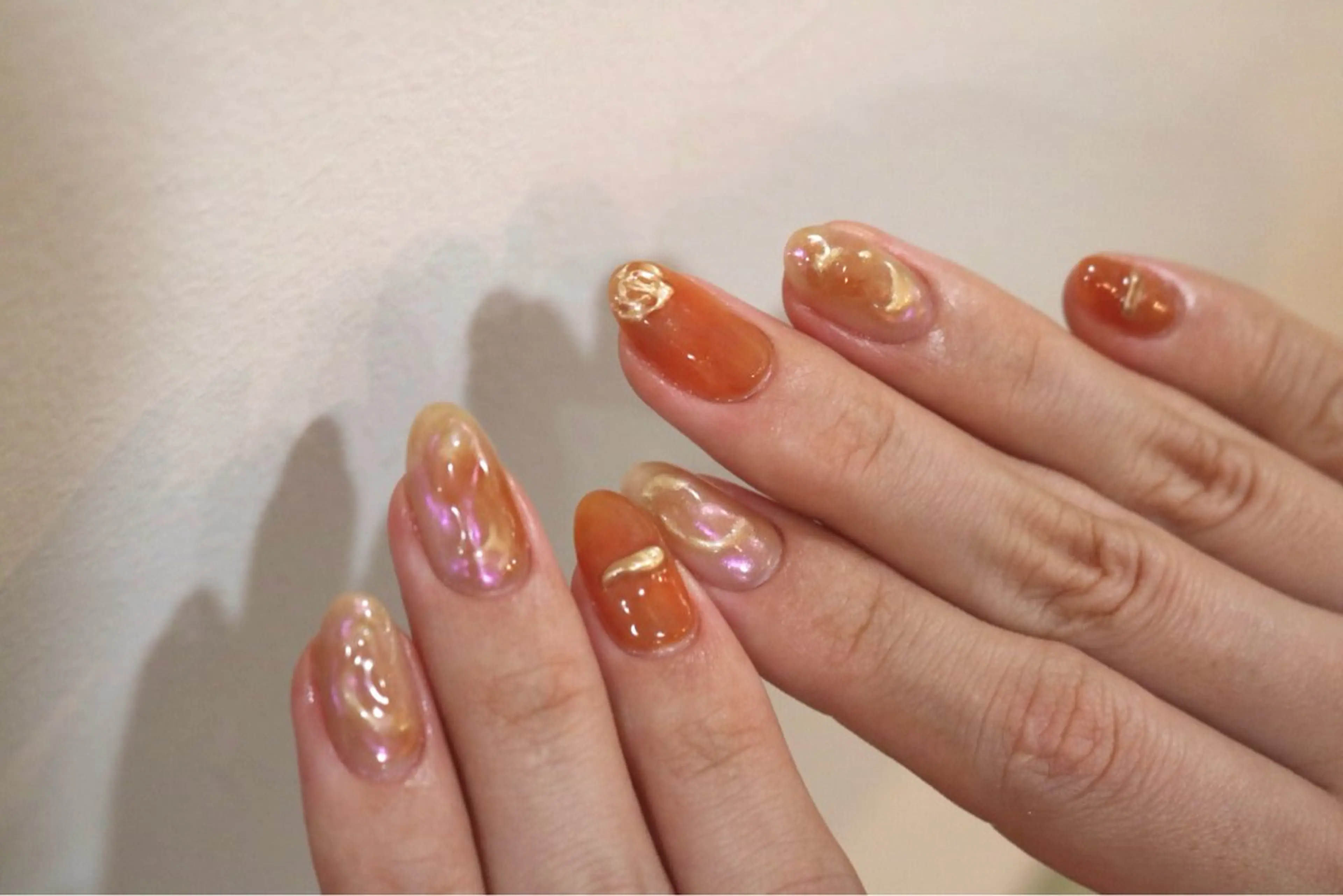 ショート ハンドネイル 大阪/堀江ニュアンス NANAのネイルデザイン