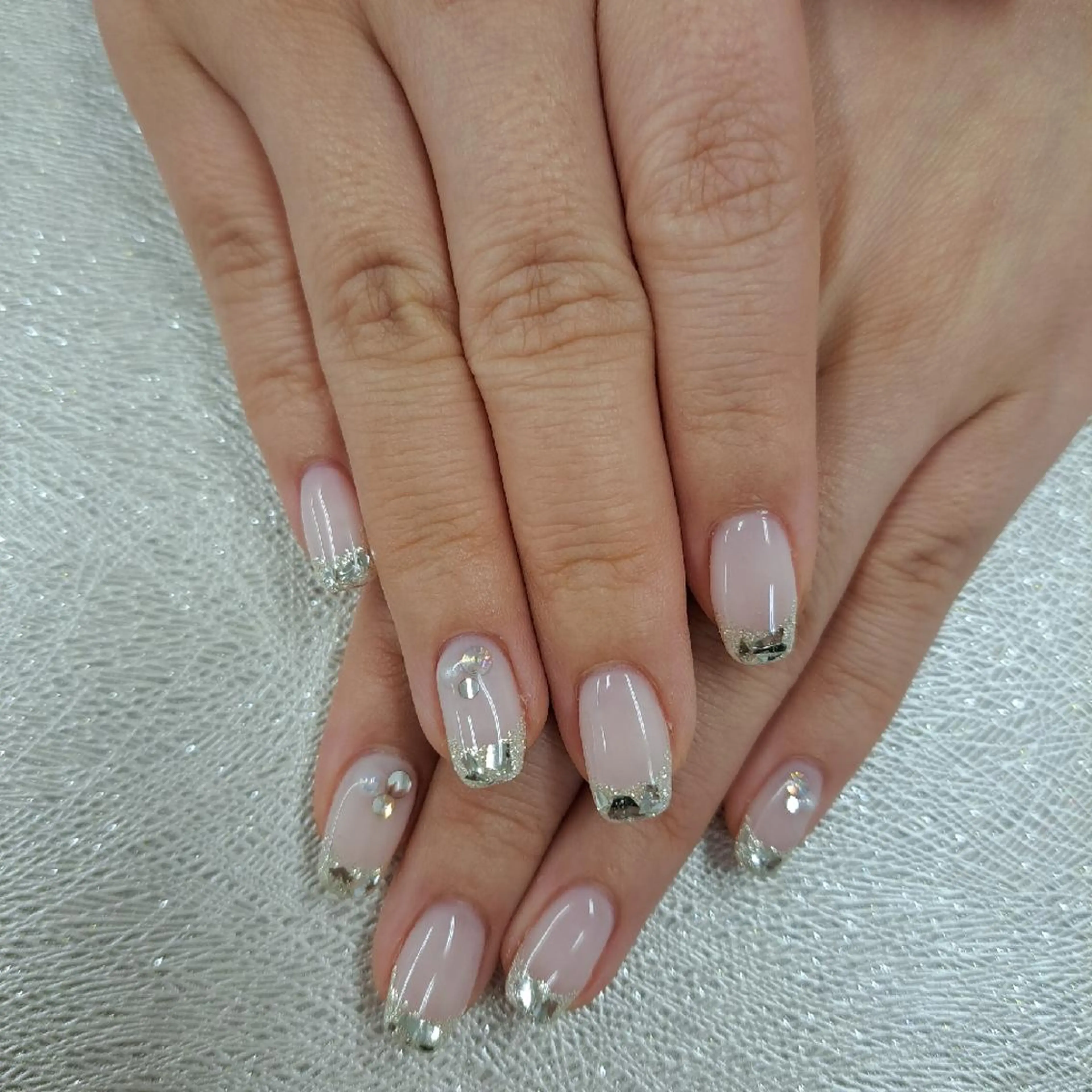 ネイル アートネイル ジェルネイル 持ち込み ニュアンスネイル パラジェル 河野ちえ (雑誌掲載サロン)のネイルデザイン