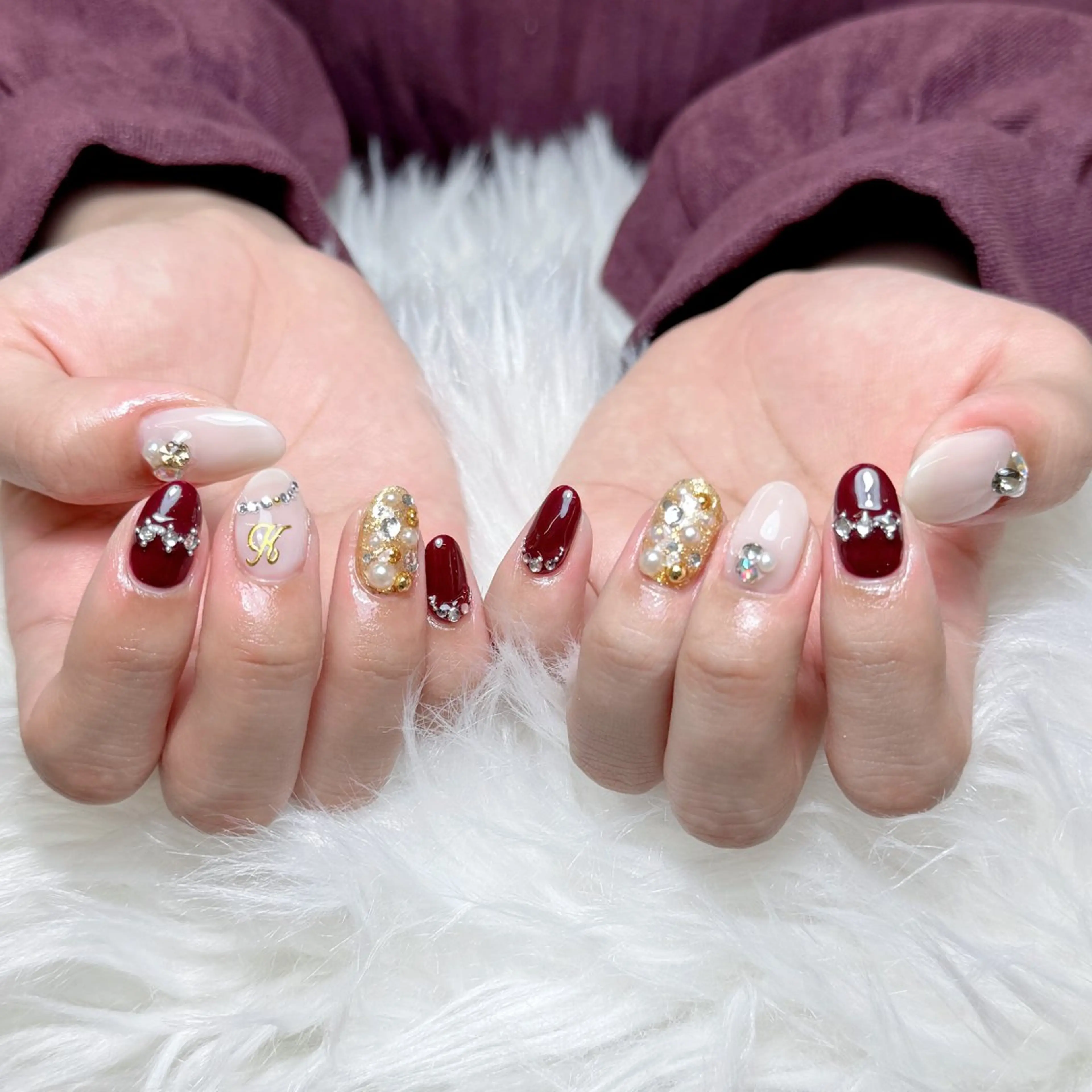 ネイル 韓国ネイル 持ち込み ニュアンスネイル ワンホンネイル ハンドネイル Mio Nailのネイルデザイン