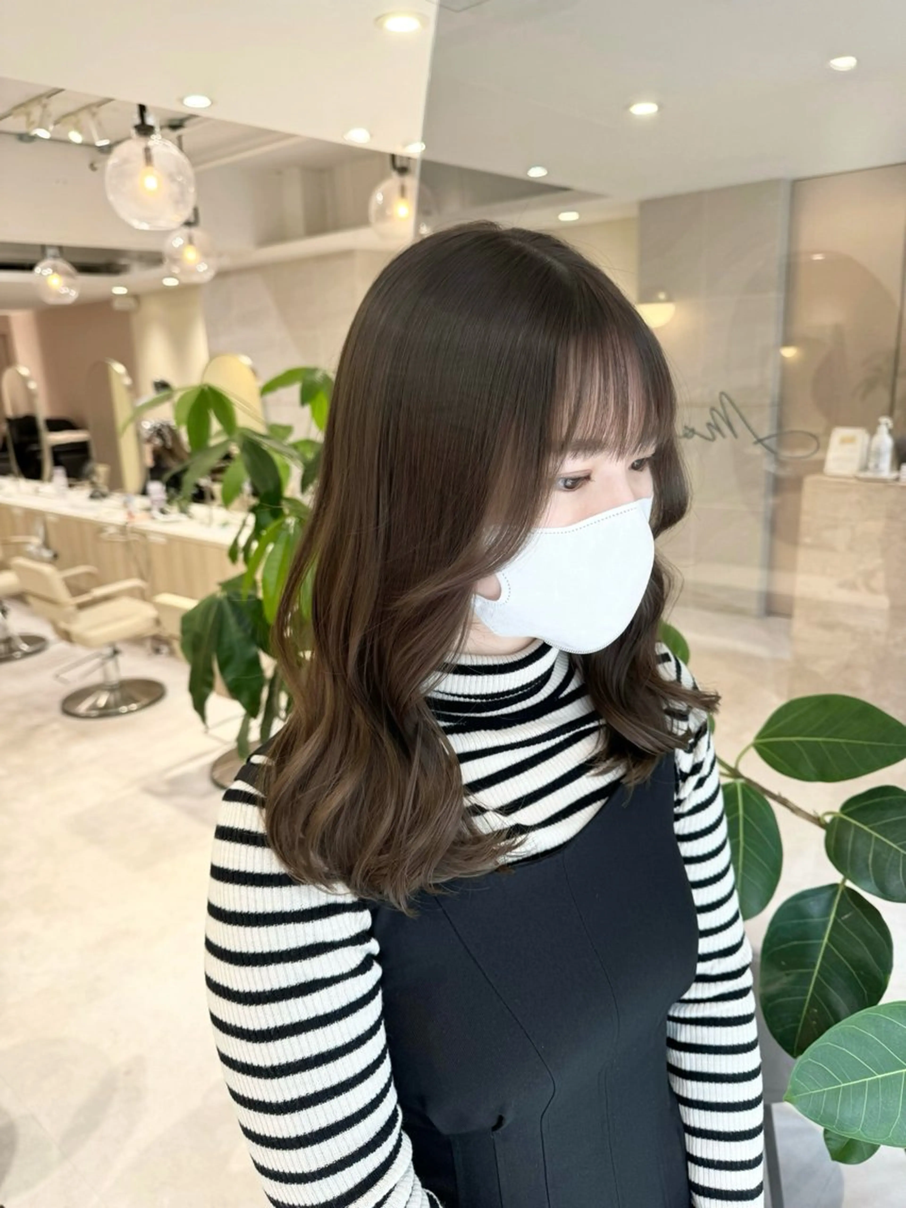 ミディアム カラー ブリーチなし/透明感 カラー🕊️坂入上総のヘアスタイル