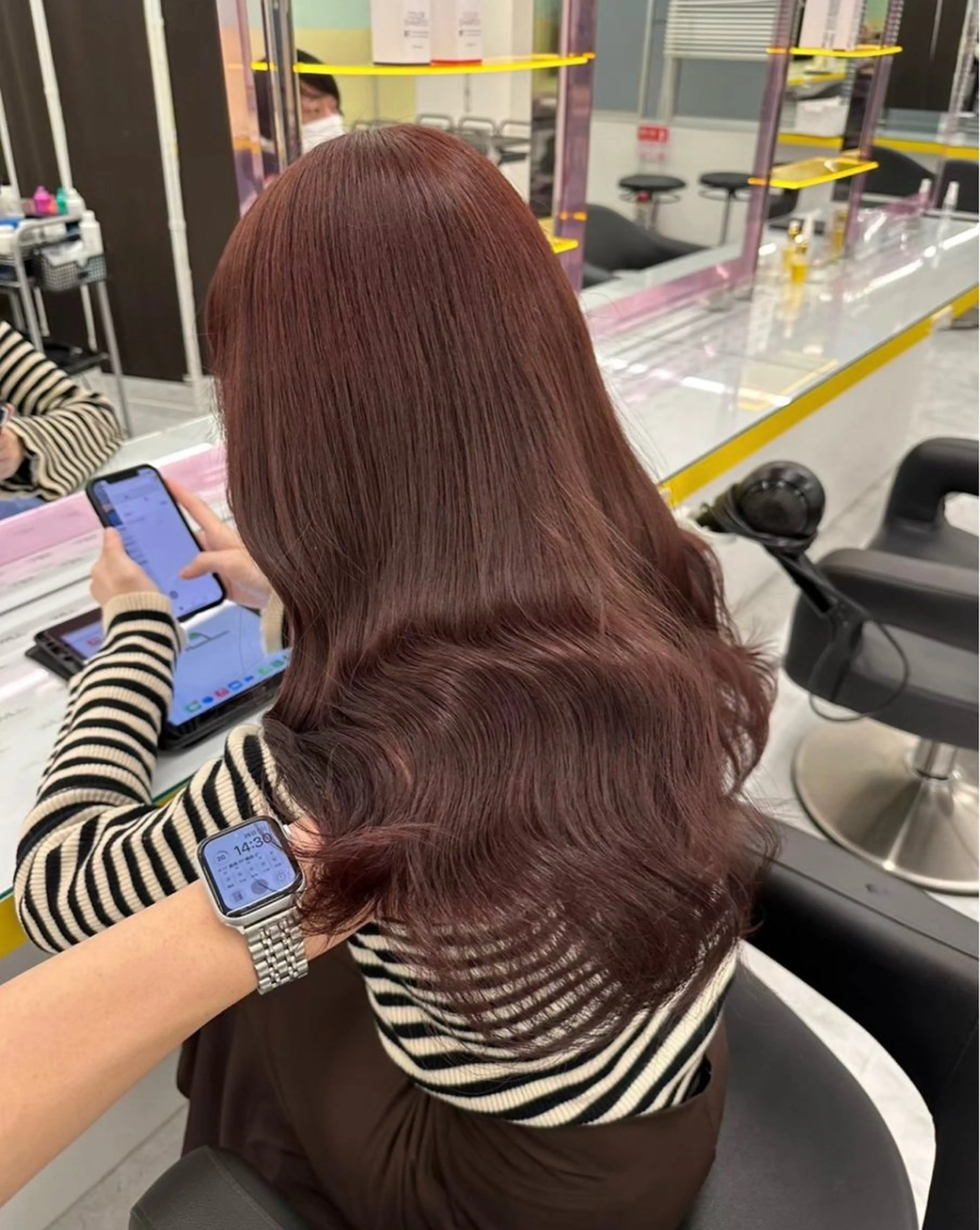 カラー ブリーチ ブリーチなしカラー 髪質改善 🍒艶髪/ヘッドスパ 🍒FUTA🍒のヘアスタイル