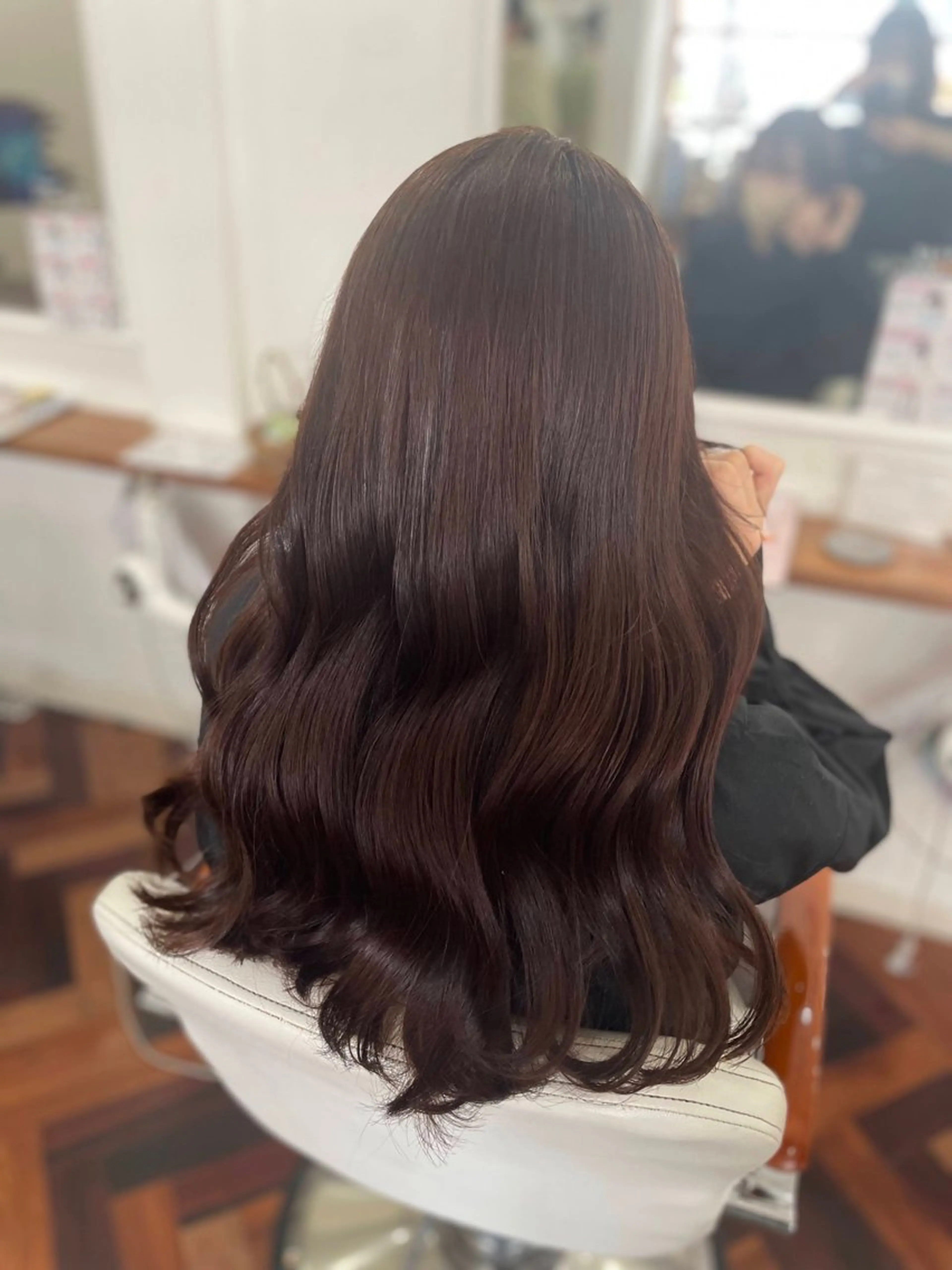 ロング カラー トリートメント mopa所属・mopa_kaede 暖色カラー/ロングのヘアスタイル
