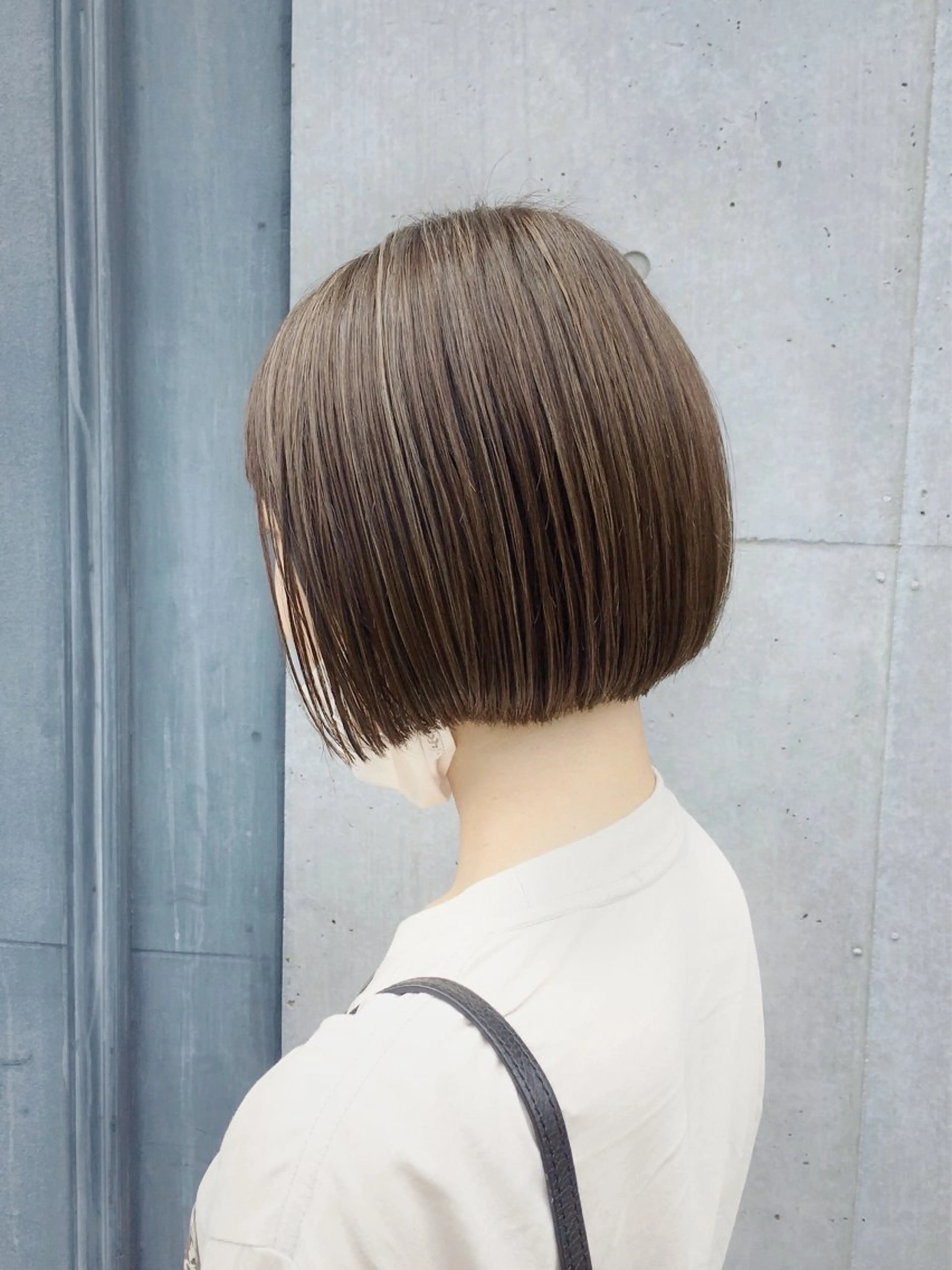 ショート カラー ヘアアレンジ ハイライトカラー ハイライト カット ヘアカラー トリートメント Lien所属・marika/透明感 カラー/レイヤーのヘアスタイル