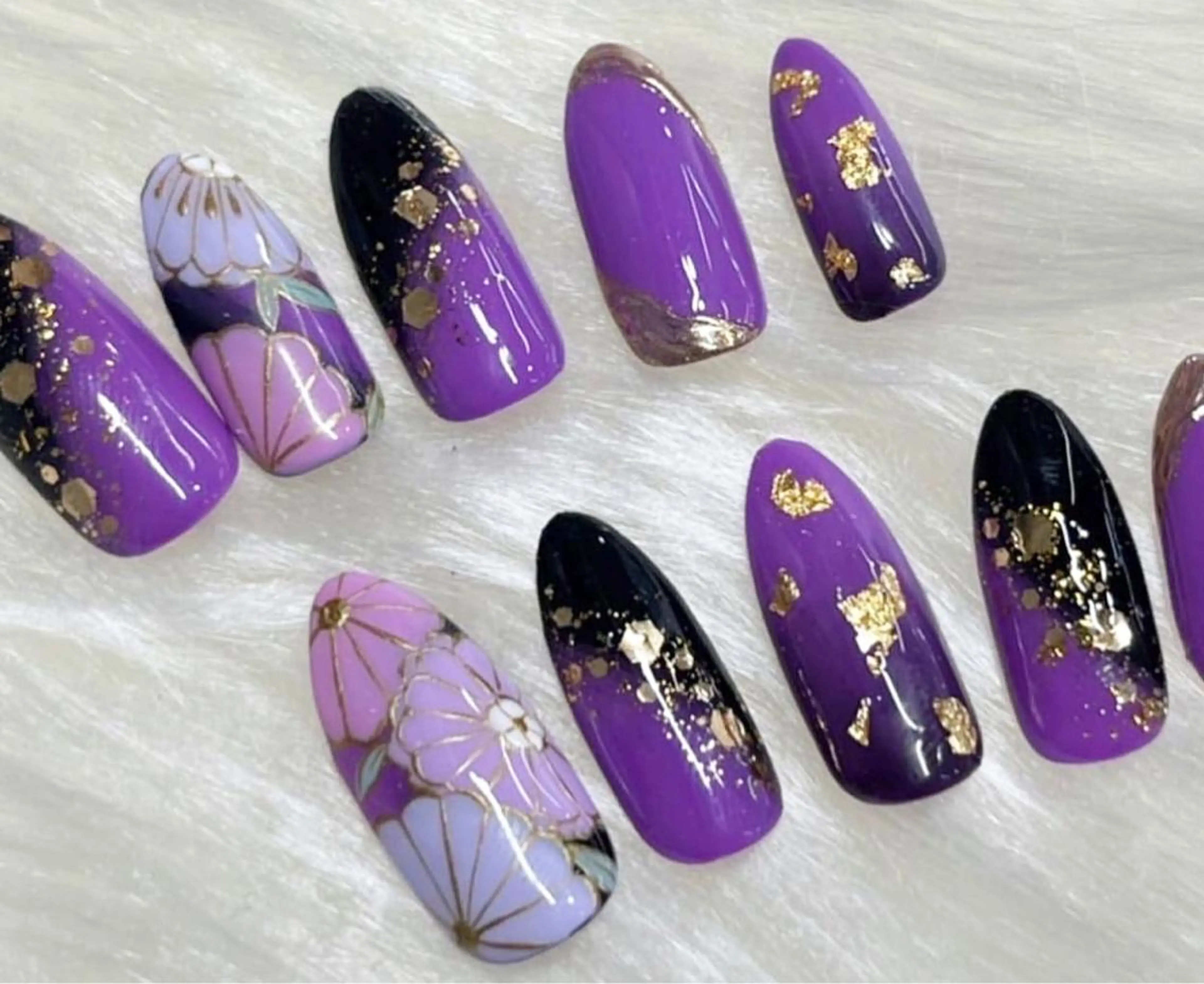 ネイル 成人式 スカルプネイル NAILSGOGO shibuyaのネイルデザイン