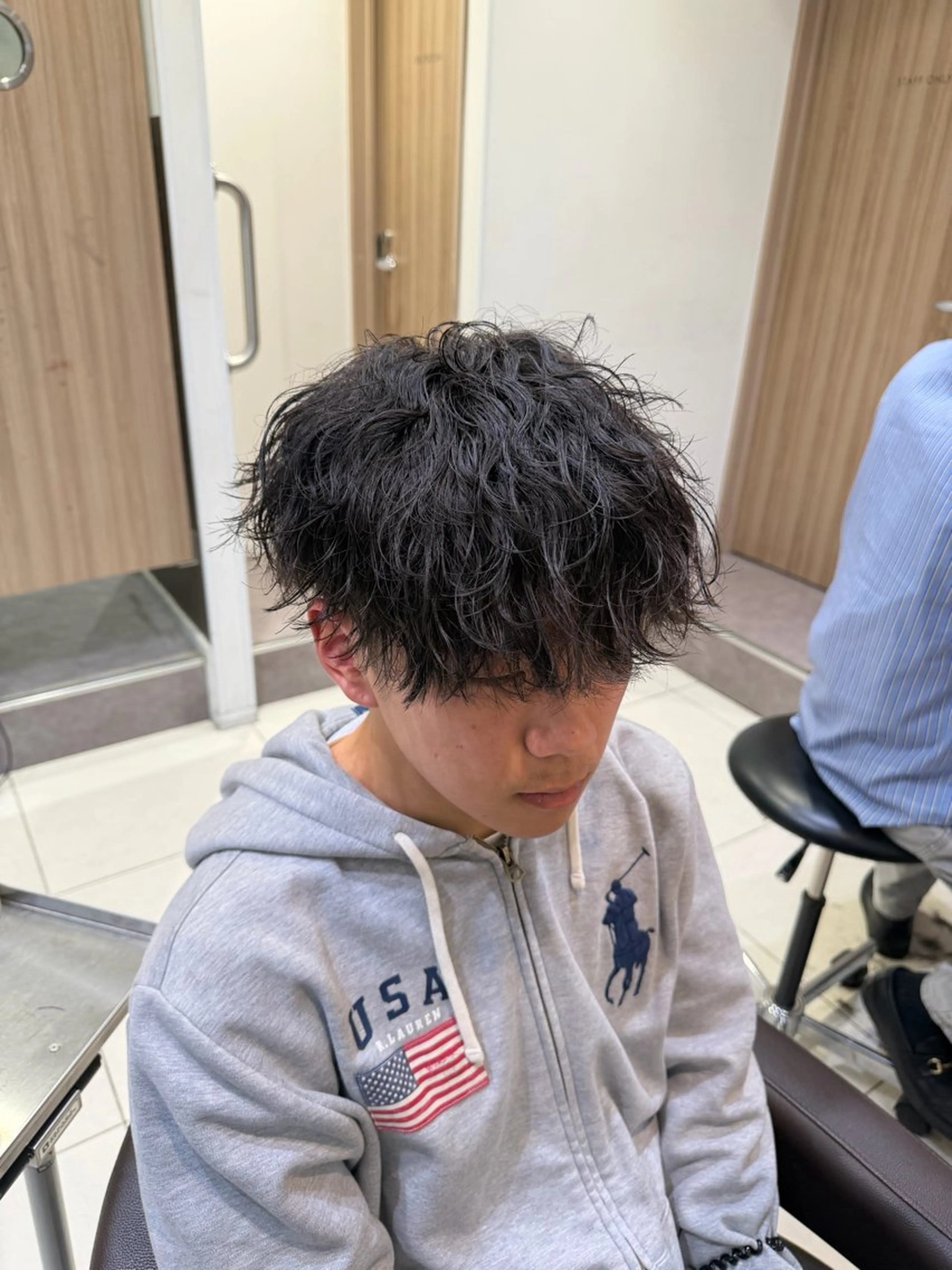 パーマ メンズ カット パーマ 波巻き･カルマ パーマ特化/aoiのヘアスタイル