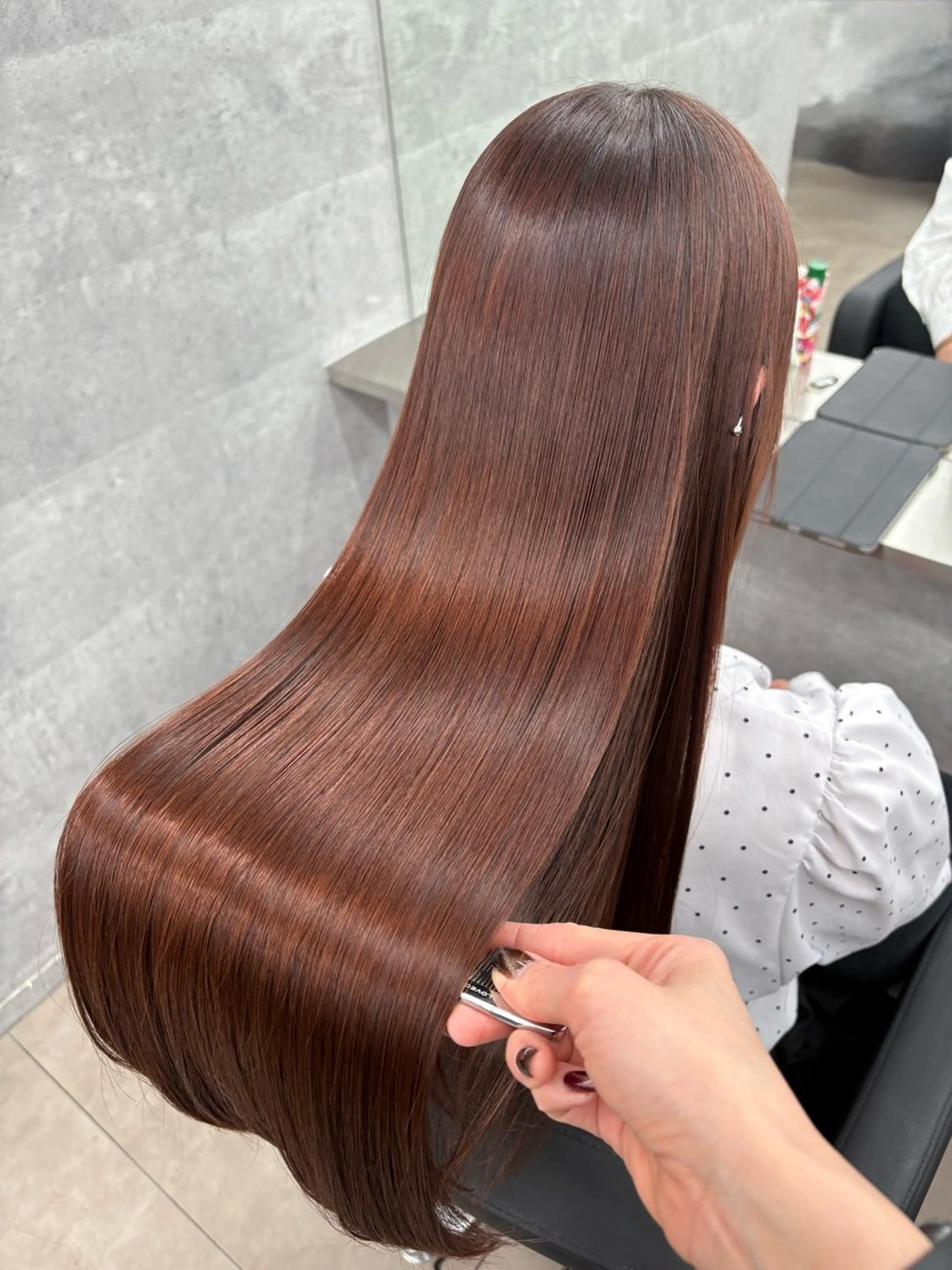 ロング 髪質改善/韓国 ﾚｲﾔｰ/店長/原島のヘアスタイル