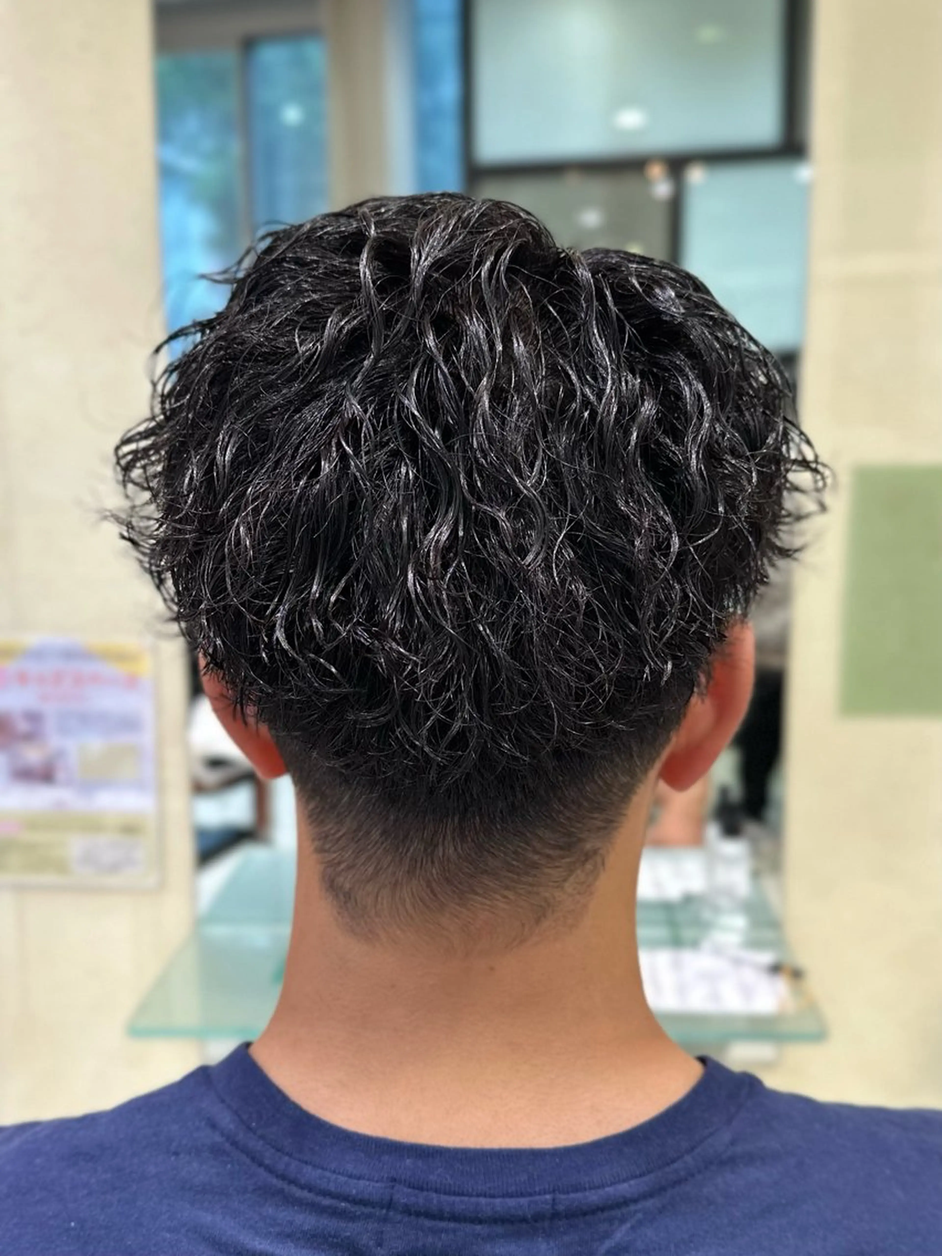 ショート パーマ メンズ 井上 武輝のヘアスタイル