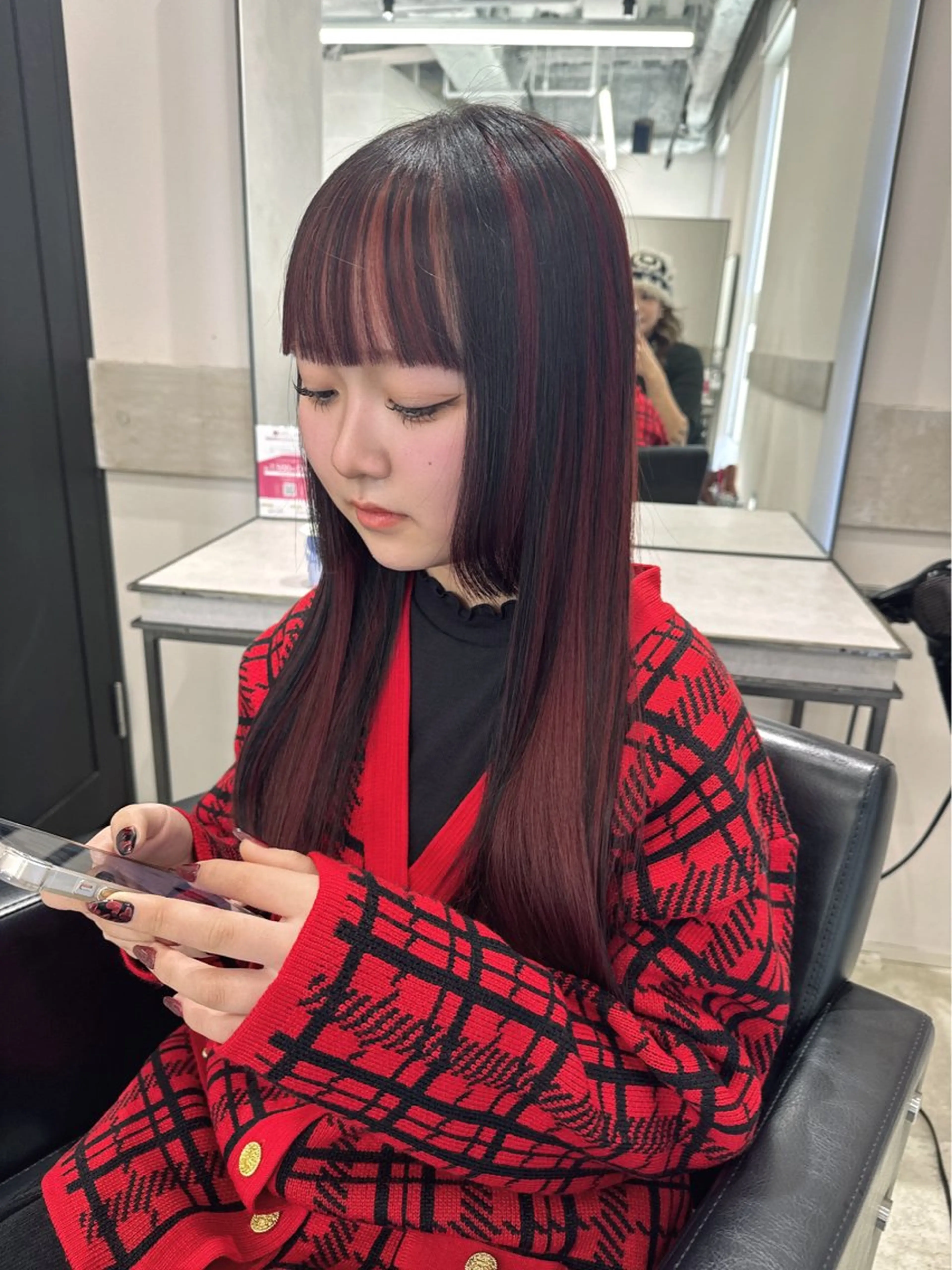 ロング カラー カット ヘアカラー トリートメント 透明感カラー✨艶髪 制作🌱山根あゆみのヘアスタイル