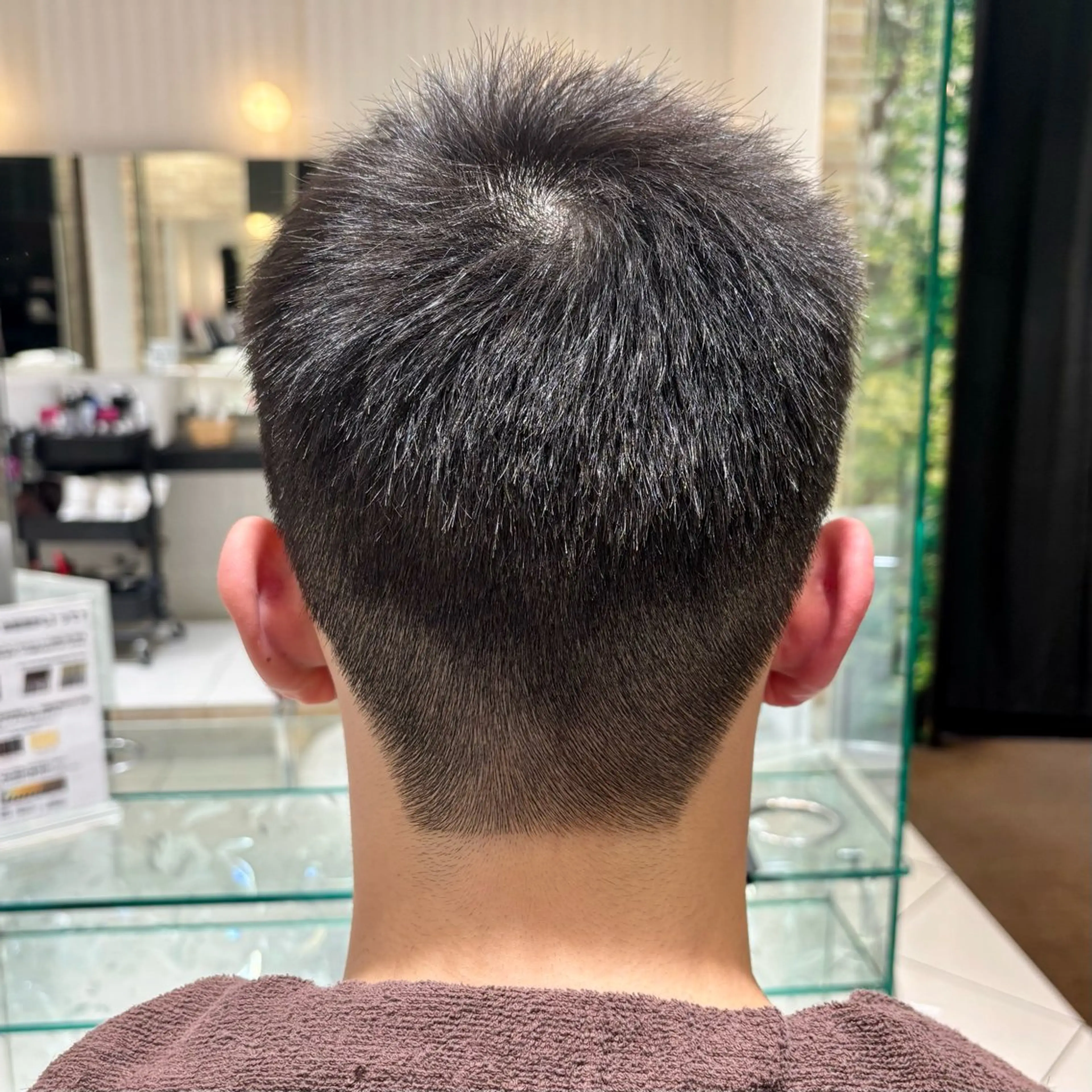 ショート カット ヘアカラー トリートメント ヘッドスパ ヘアセット 中水 怜奈のヘアスタイル