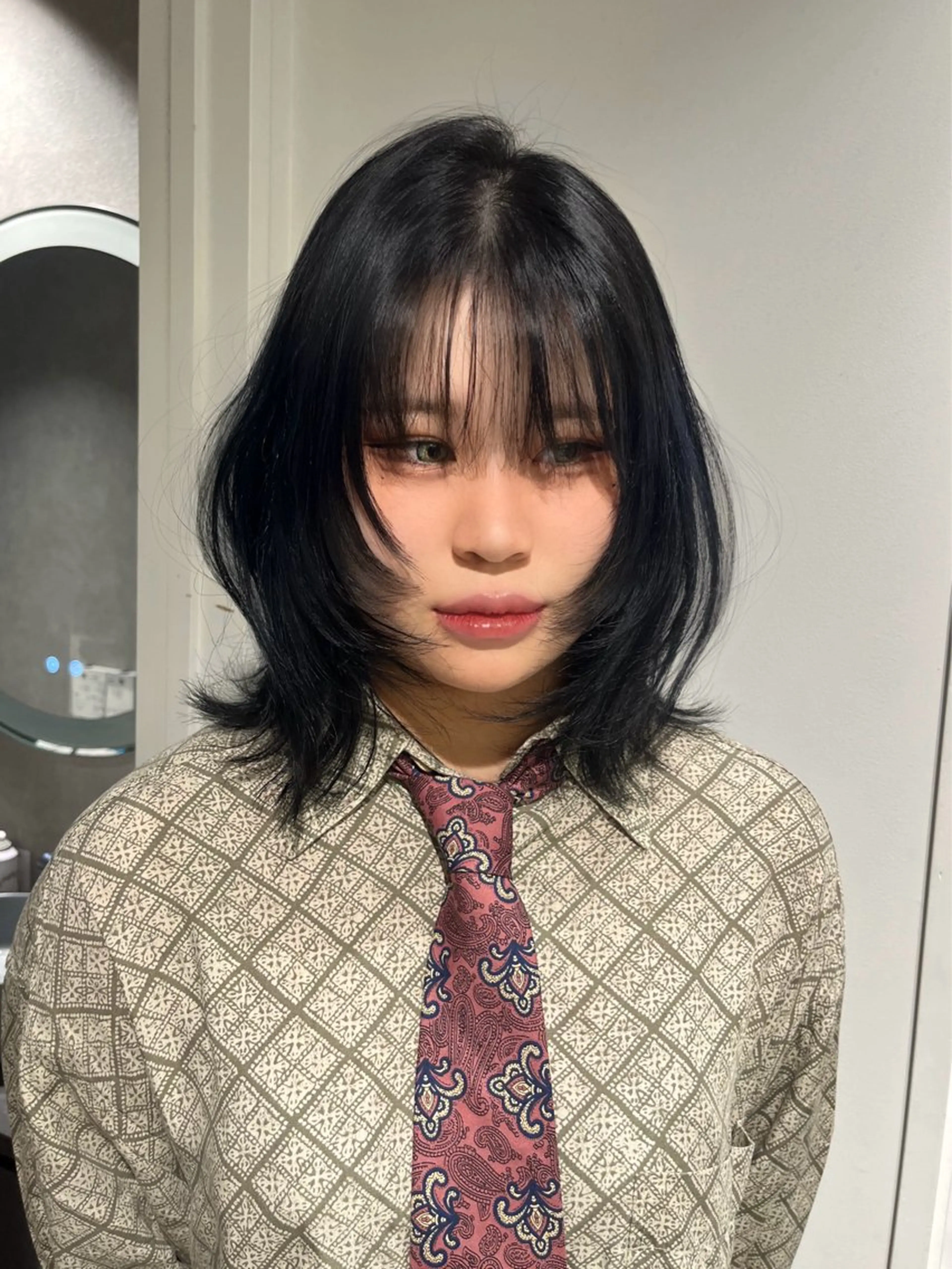 セミロング カラー 似合わせ SHOYAのヘアスタイル