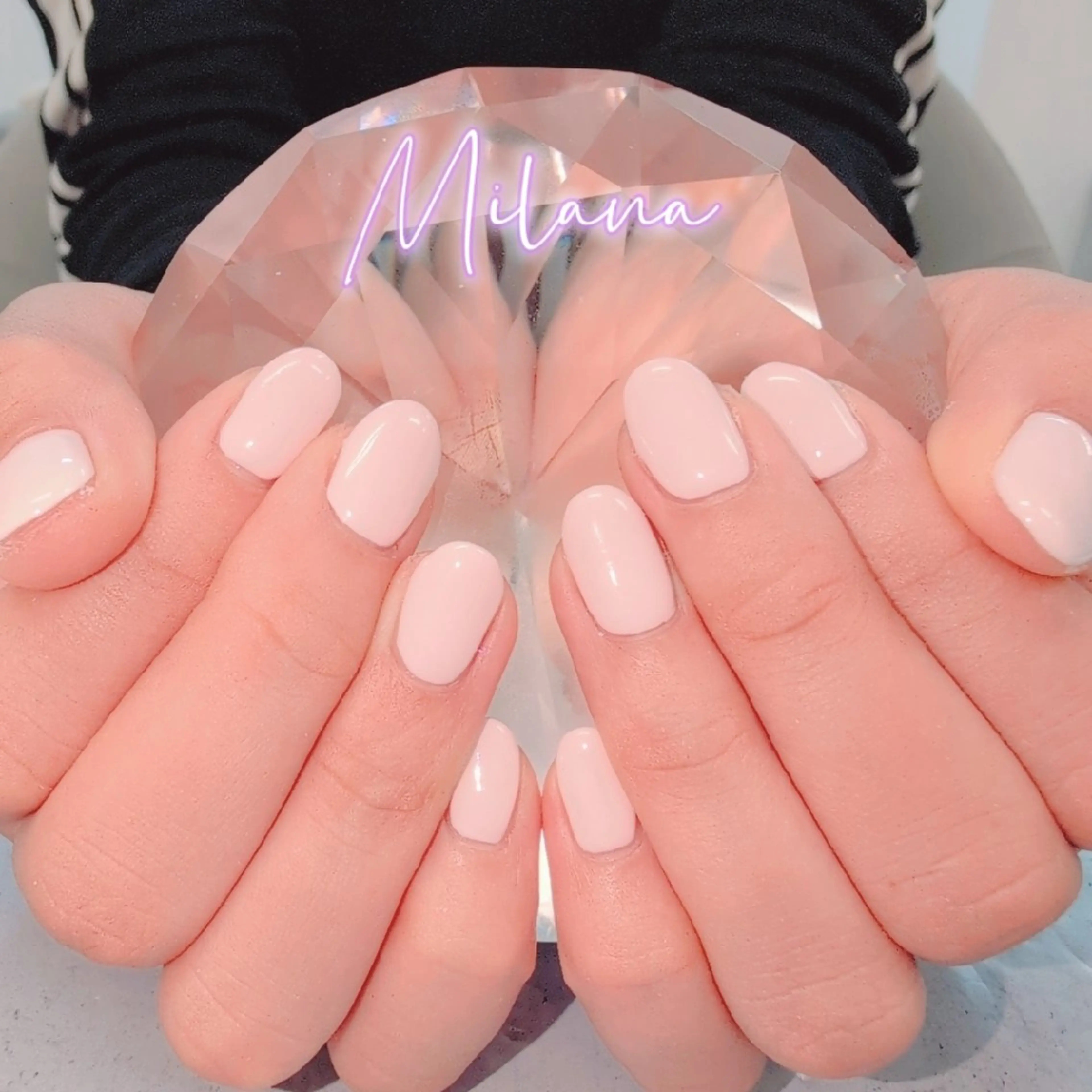 ネイル ワンカラーネイル ハンドネイル Milana 川瀬のネイルデザイン