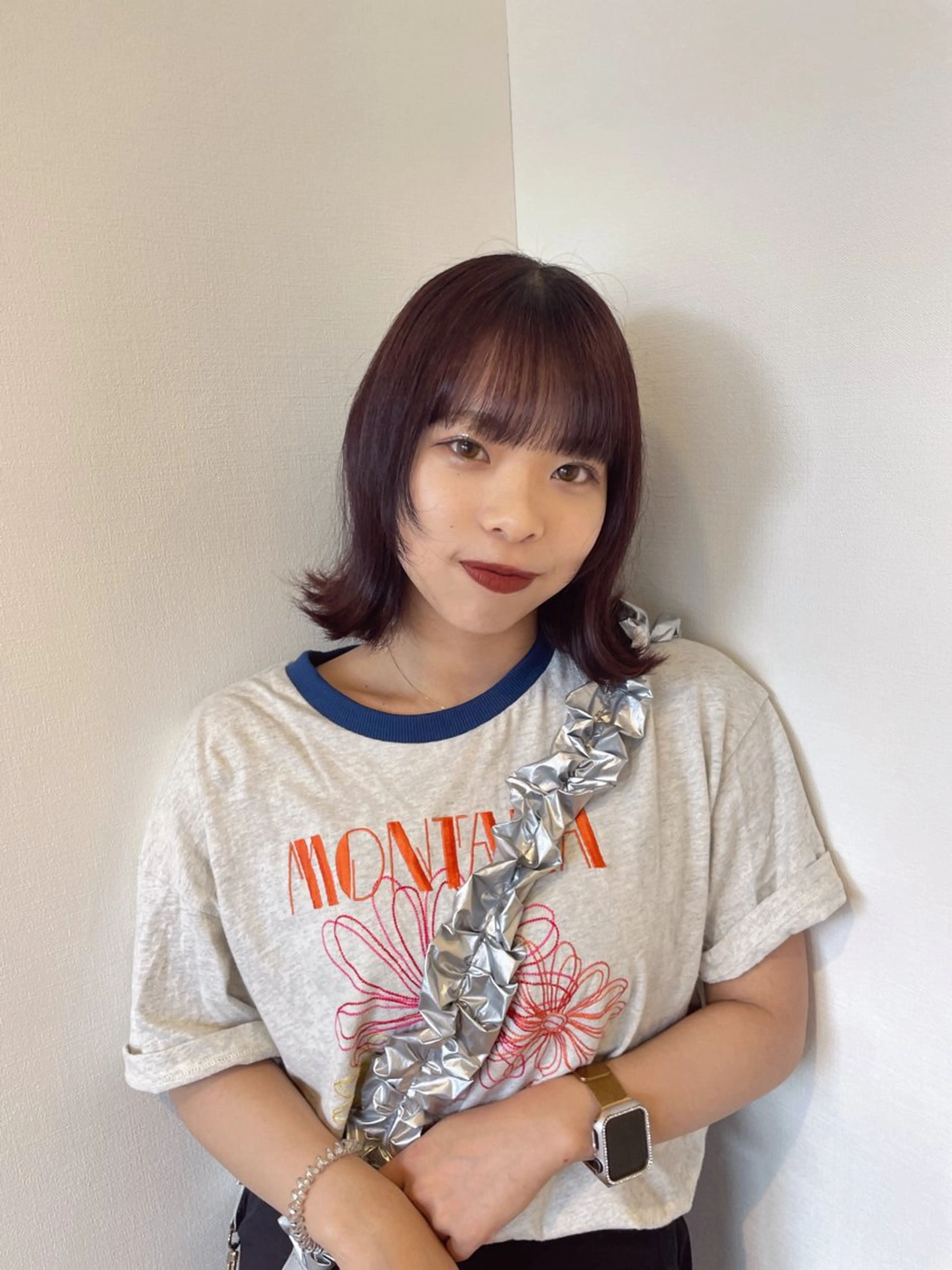 ミディアム カラー 【STORY】 NANAMI🍓のヘアスタイル