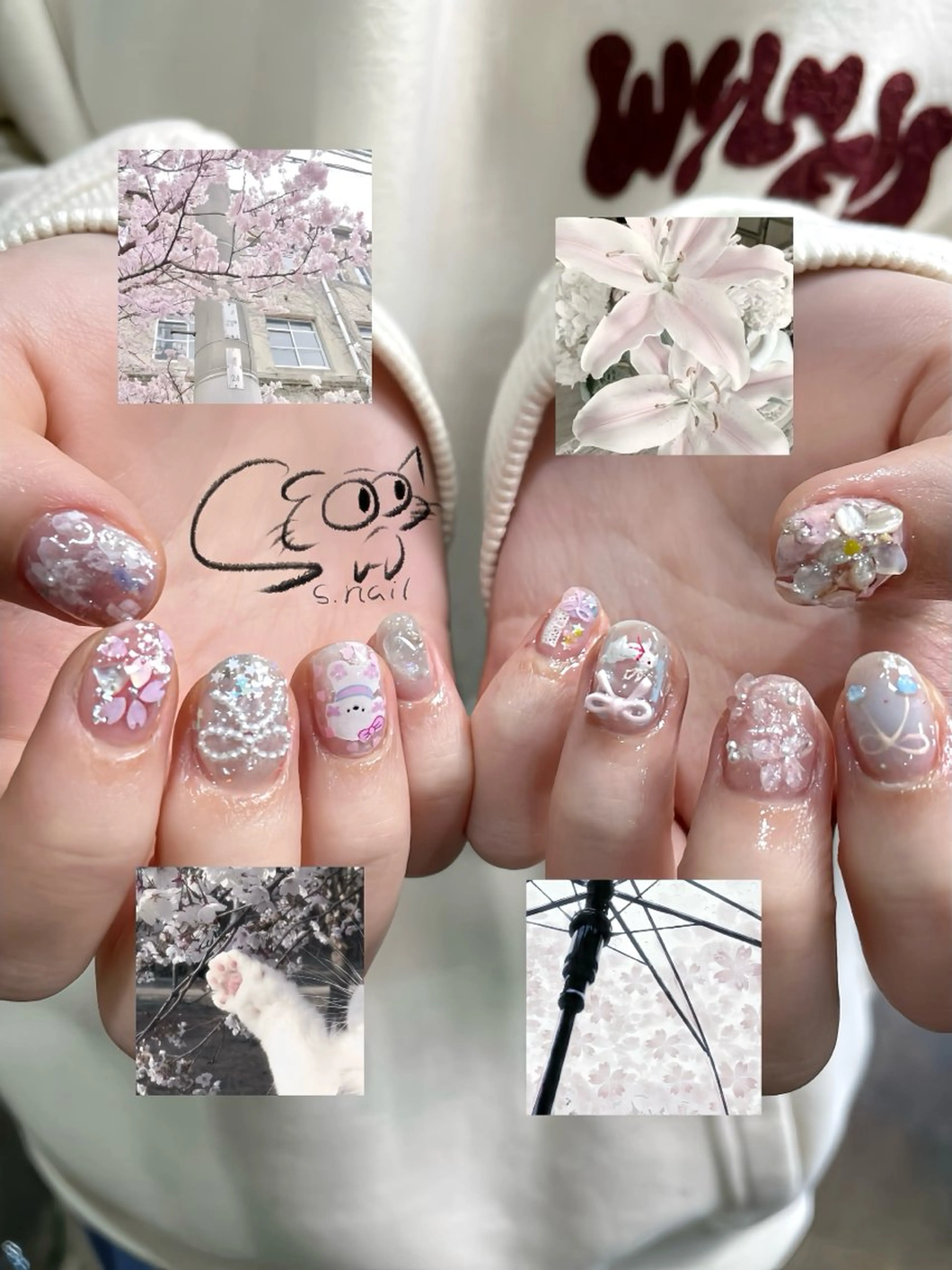 ネイル アートネイル チークネイル フレンチネイル グラデーション マグネットネイル ハンドネイル S.nail所属・S.nail _のネイルデザイン