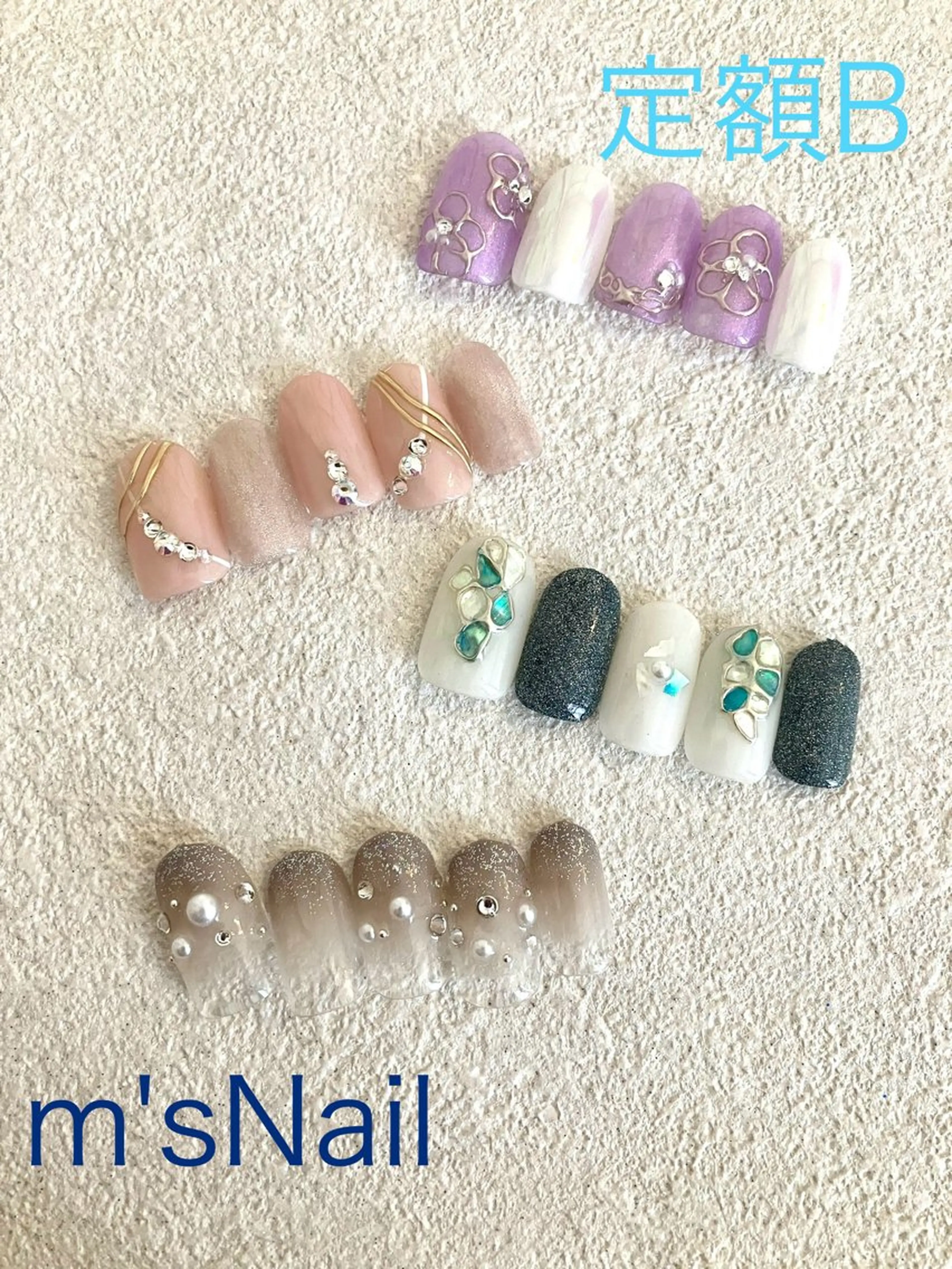 ネイル ジェルネイル パラジェル ハンドネイル m'sNail 福岡西区 ネイルのネイルデザイン