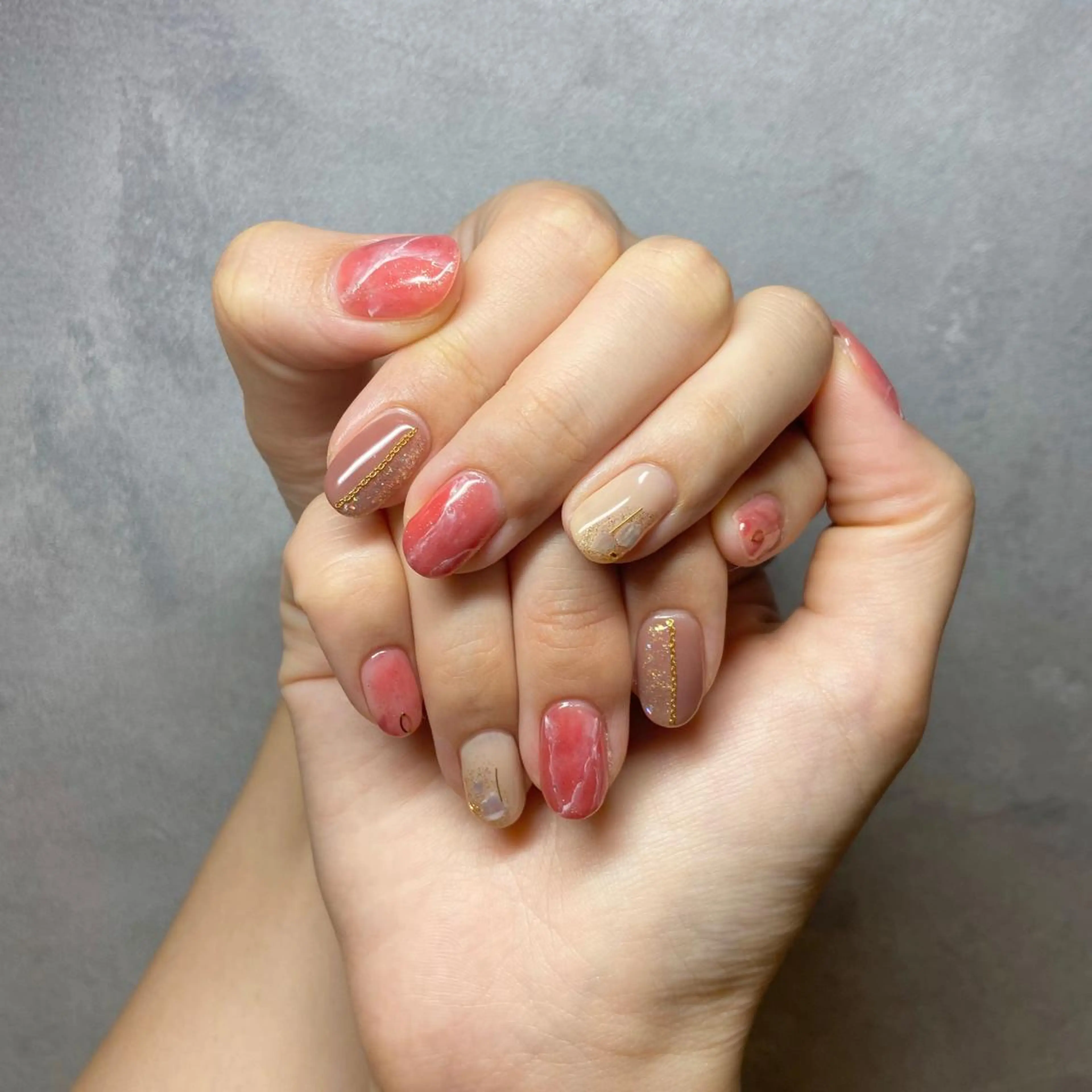 ネイル ハンドネイル happiness プライベートサロンのネイルデザイン