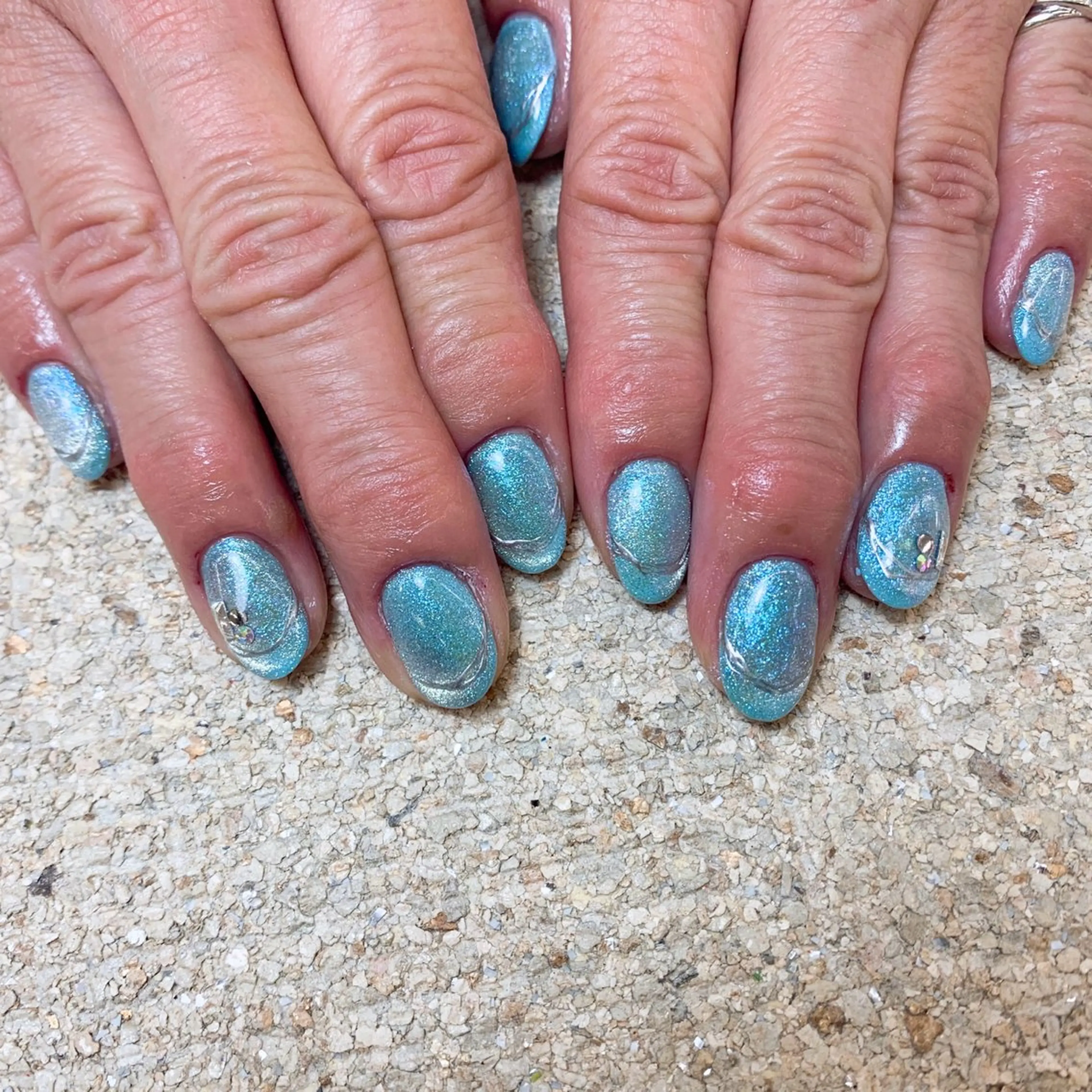 ネイル ハンドネイル ⭐︎休業中の練習⭐︎ JNA認定講師髙橋のネイルデザイン