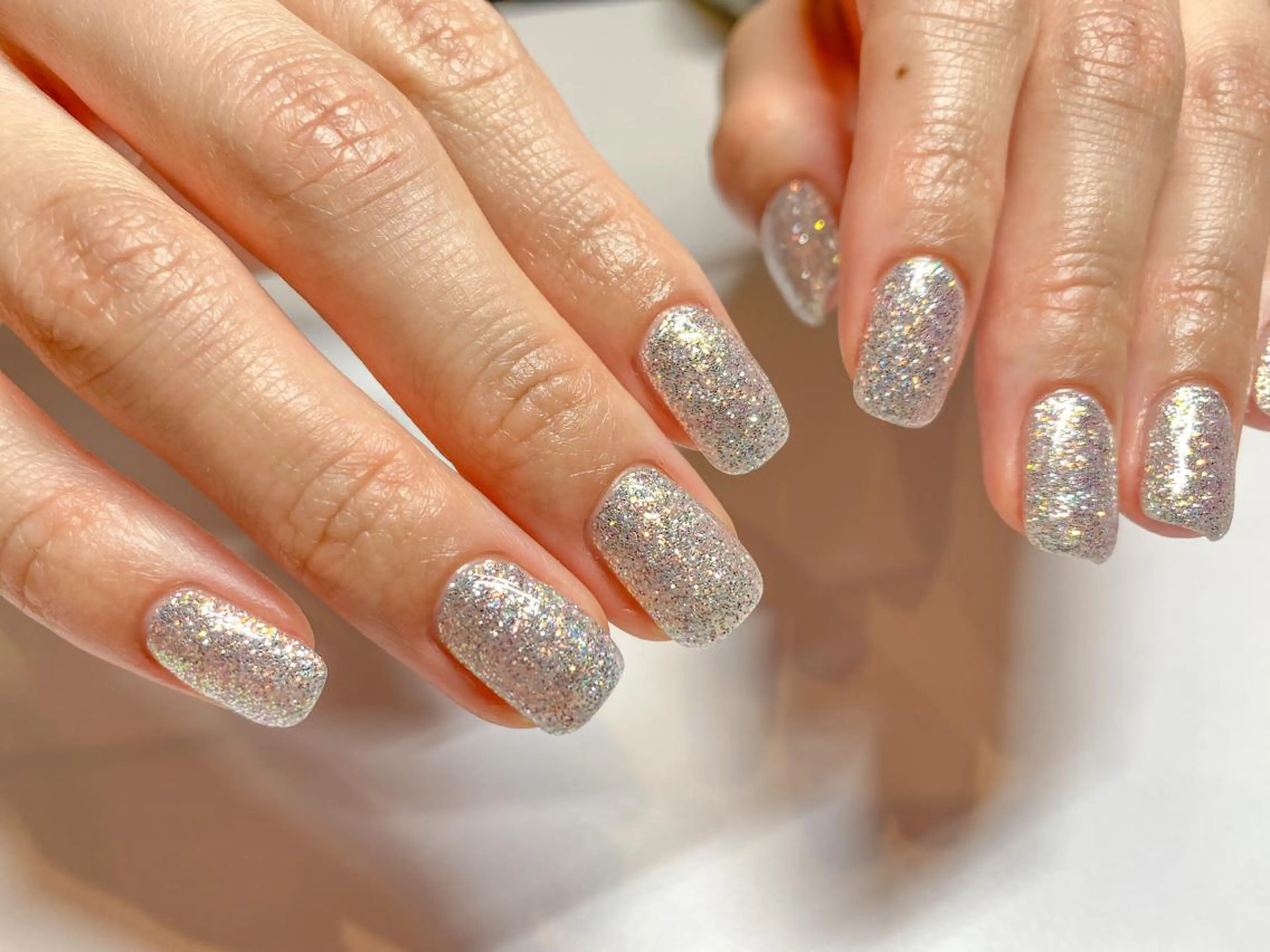 ネイル ラメ(グリッター) ハンドネイル 表参道colore所属・表参道colore店 REICAのネイルデザイン