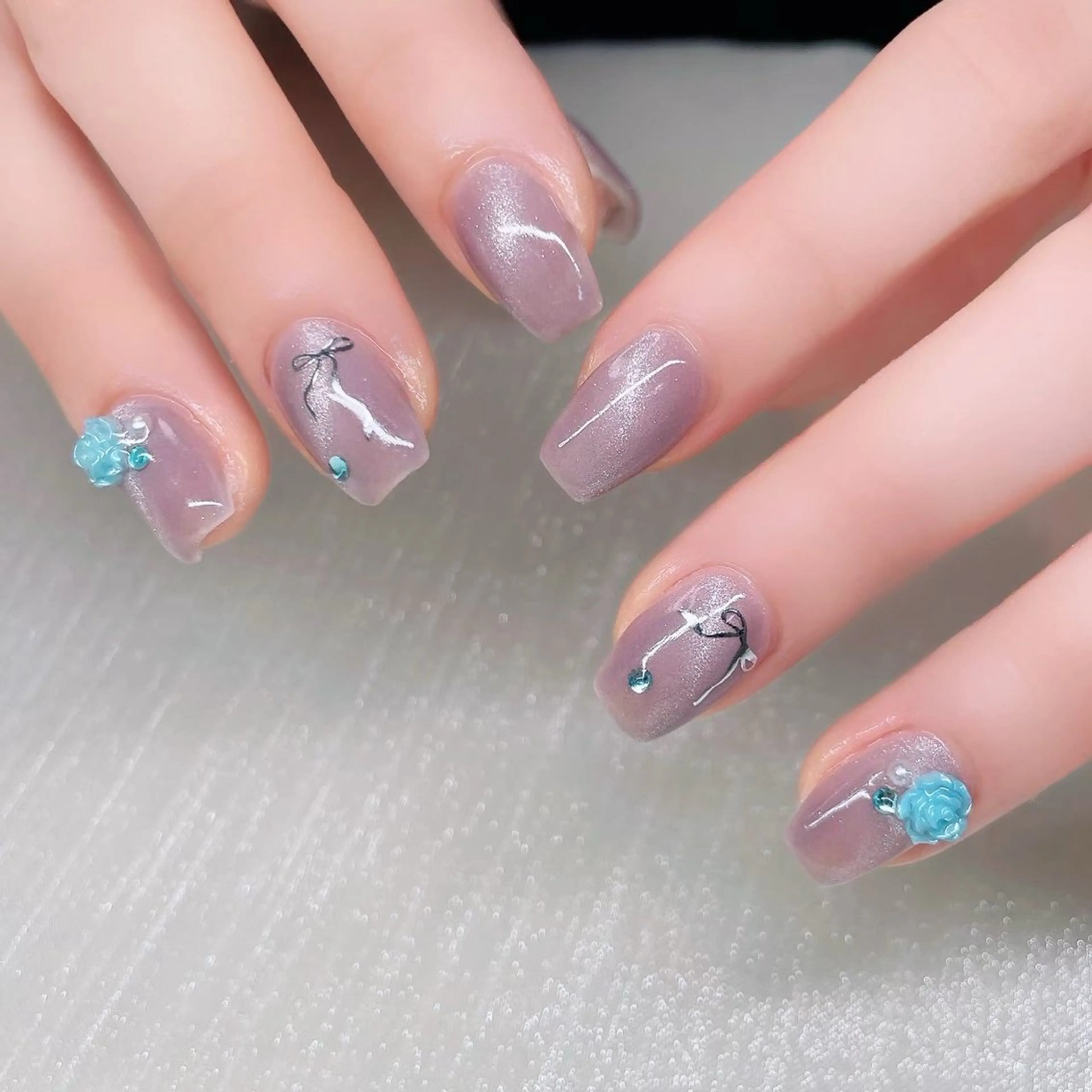 ネイル ストーンネイル ハンドネイル Nailist SUZU所属・Nailist suzuのネイルデザイン